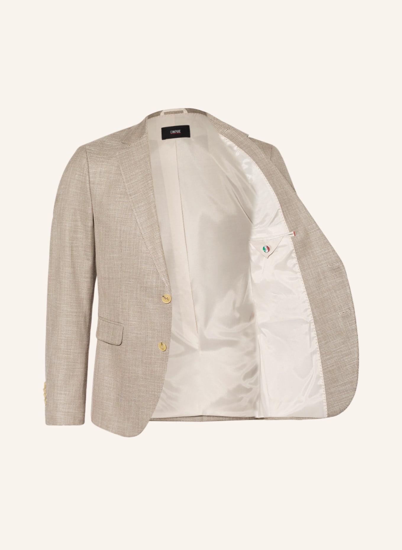 CINQUE Suit jacket CIDATA extra slim fit , Color: BEIGE/ ECRU (Image 4)