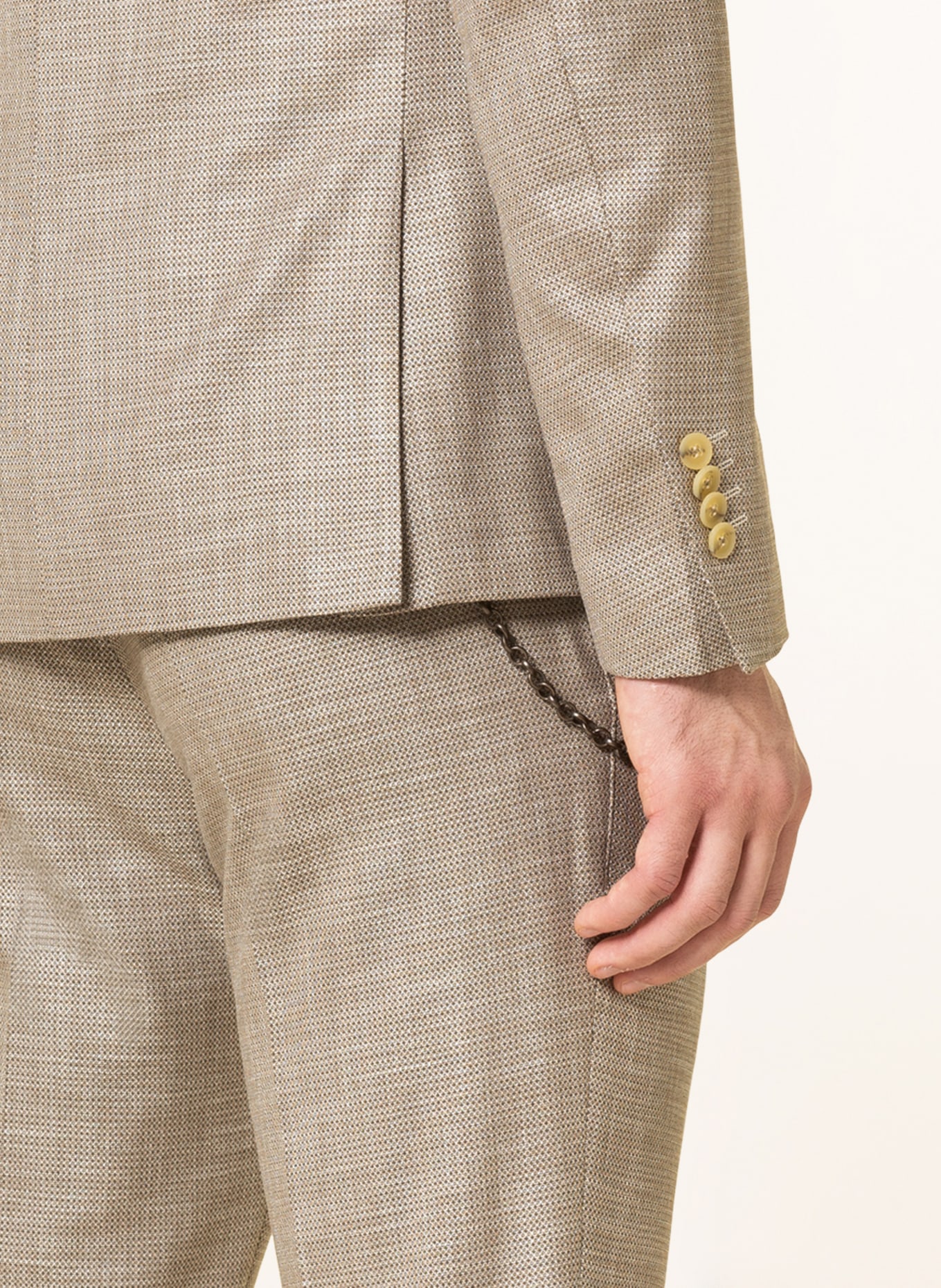 CINQUE Suit jacket CIDATA extra slim fit , Color: BEIGE/ ECRU (Image 5)
