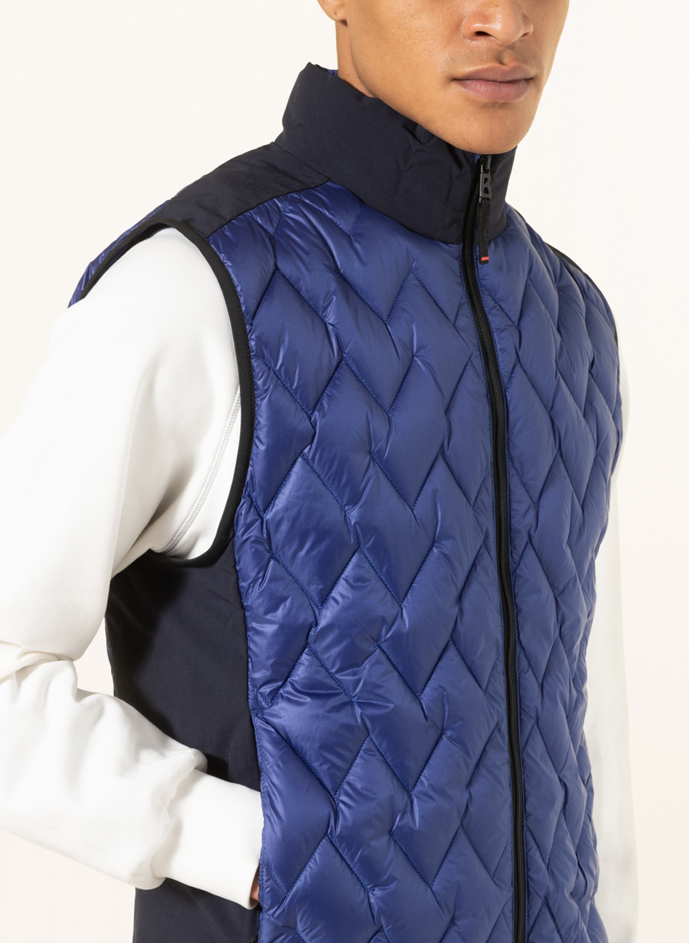FIRE+ICE Hybrid quilted vest GERRY, Color: BLUE/ DARK BLUE (Image 4)