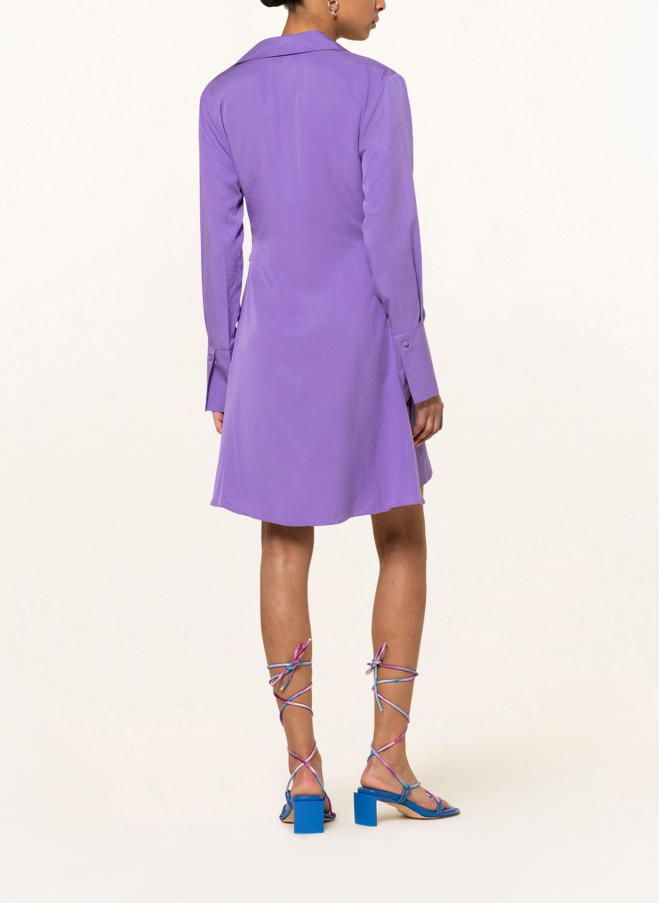 COLOURFUL REBEL Wrap dress HETTE , Color: PURPLE (Image 3)