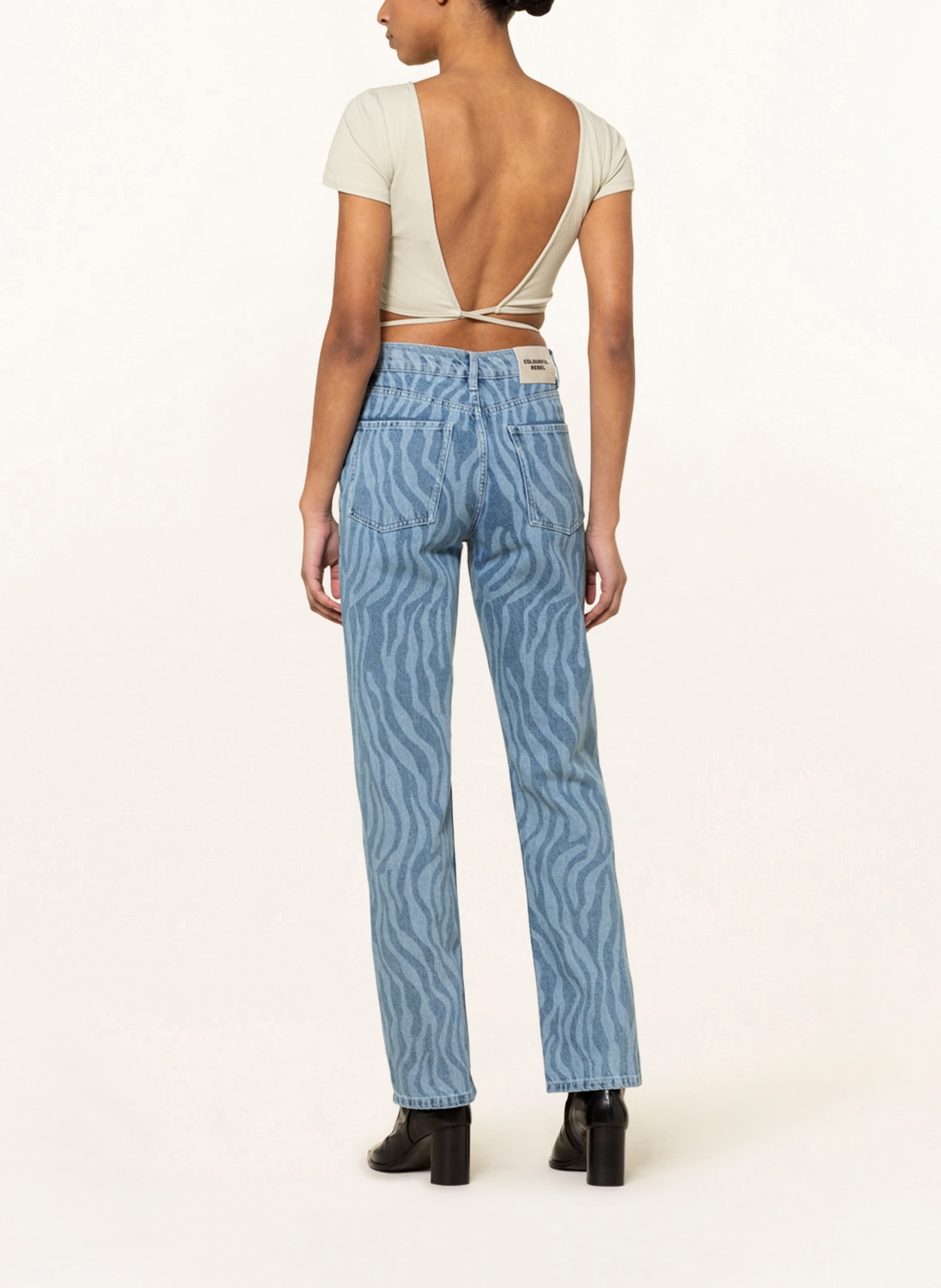 COLOURFUL REBEL Straight jeans JONES , Color: 564 Light denim blue (Image 3)