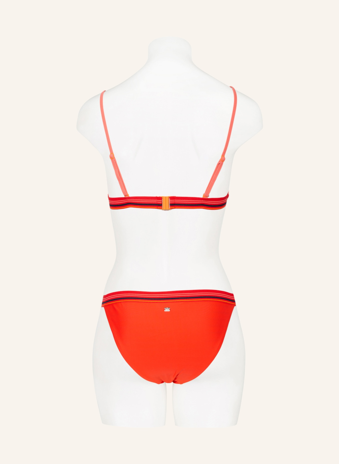 FIRE+ICE Bralette bikini top HANKA3, Color: LIGHT RED (Image 4)