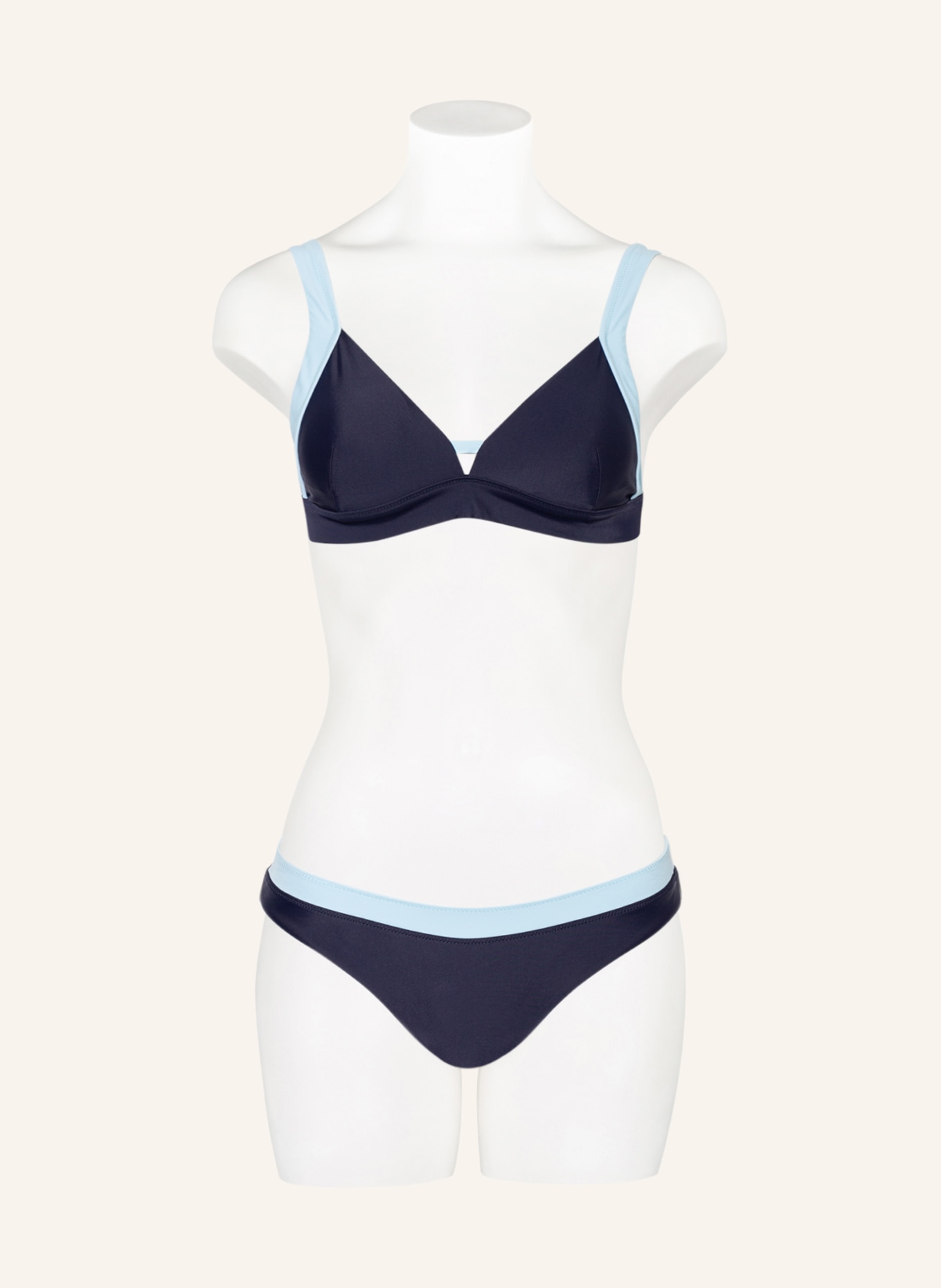 FIRE+ICE Bralette bikini CORRY2, Color: DARK BLUE/ LIGHT BLUE (Image 2)