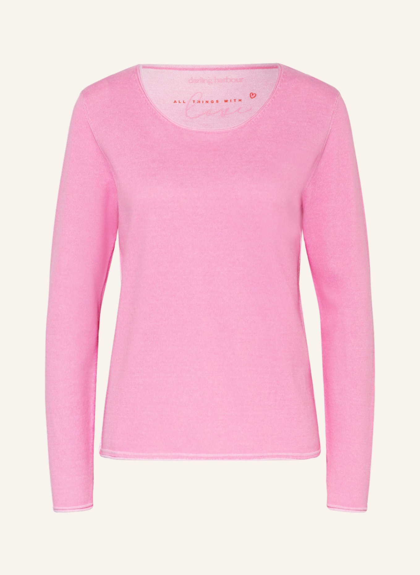 darling harbour Sweater, Color: BUBBLE GUM/WHITE (Image 1)