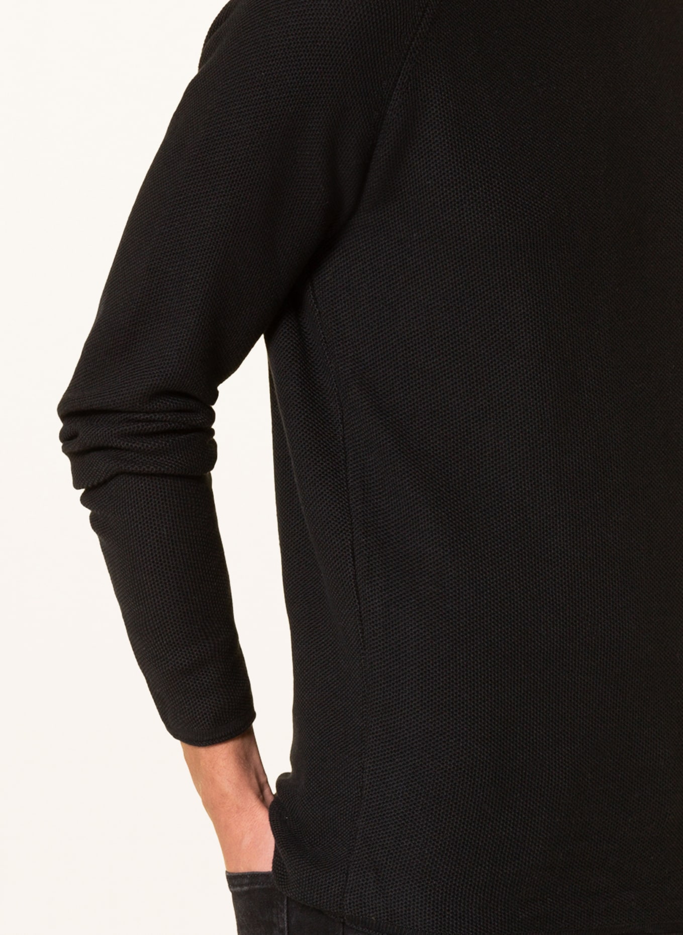 NOWADAYS Pullover: SCHWARZ