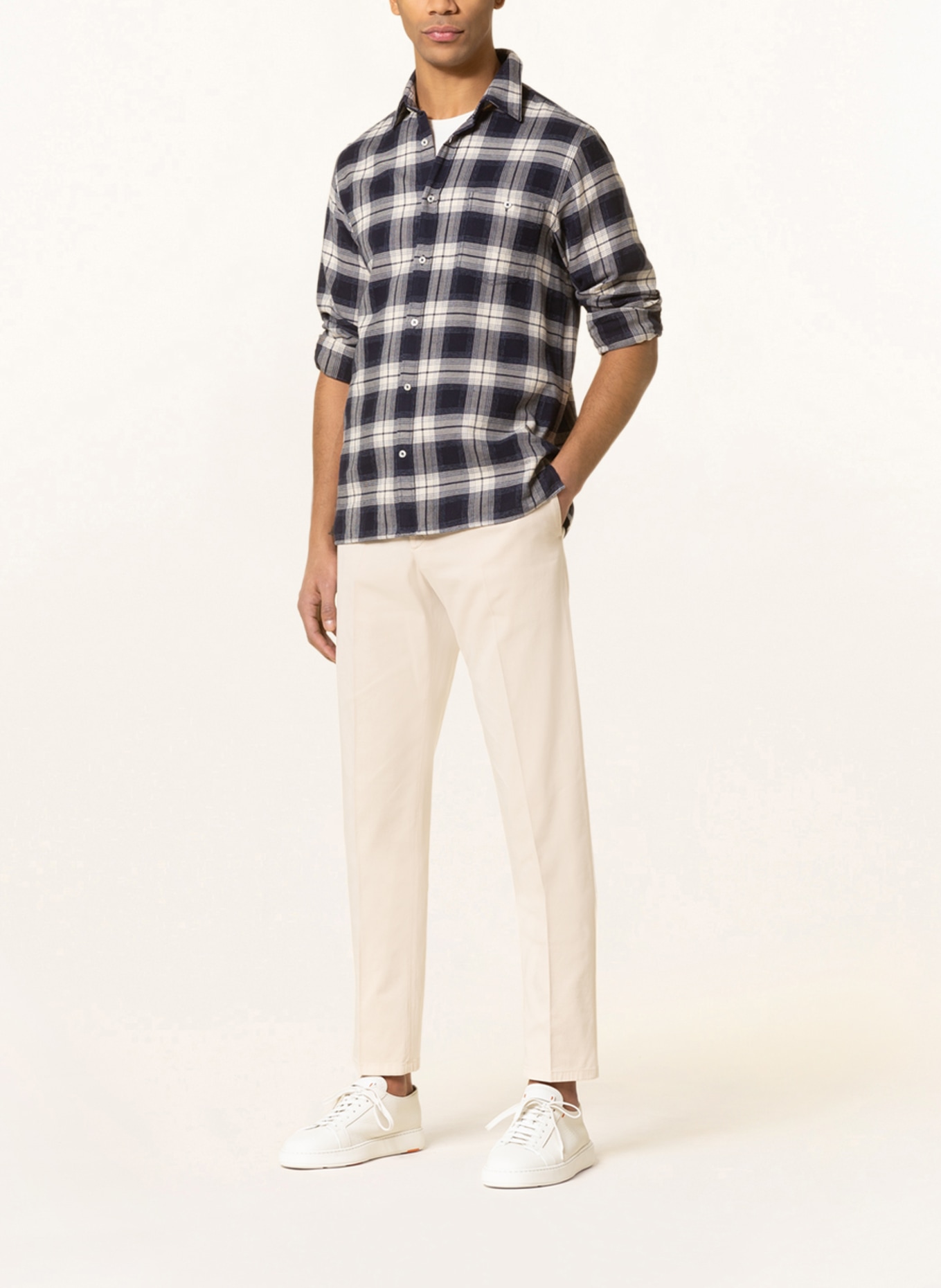 BOGLIOLI Suit trousers slim fit, Color: BEIGE (Image 2)