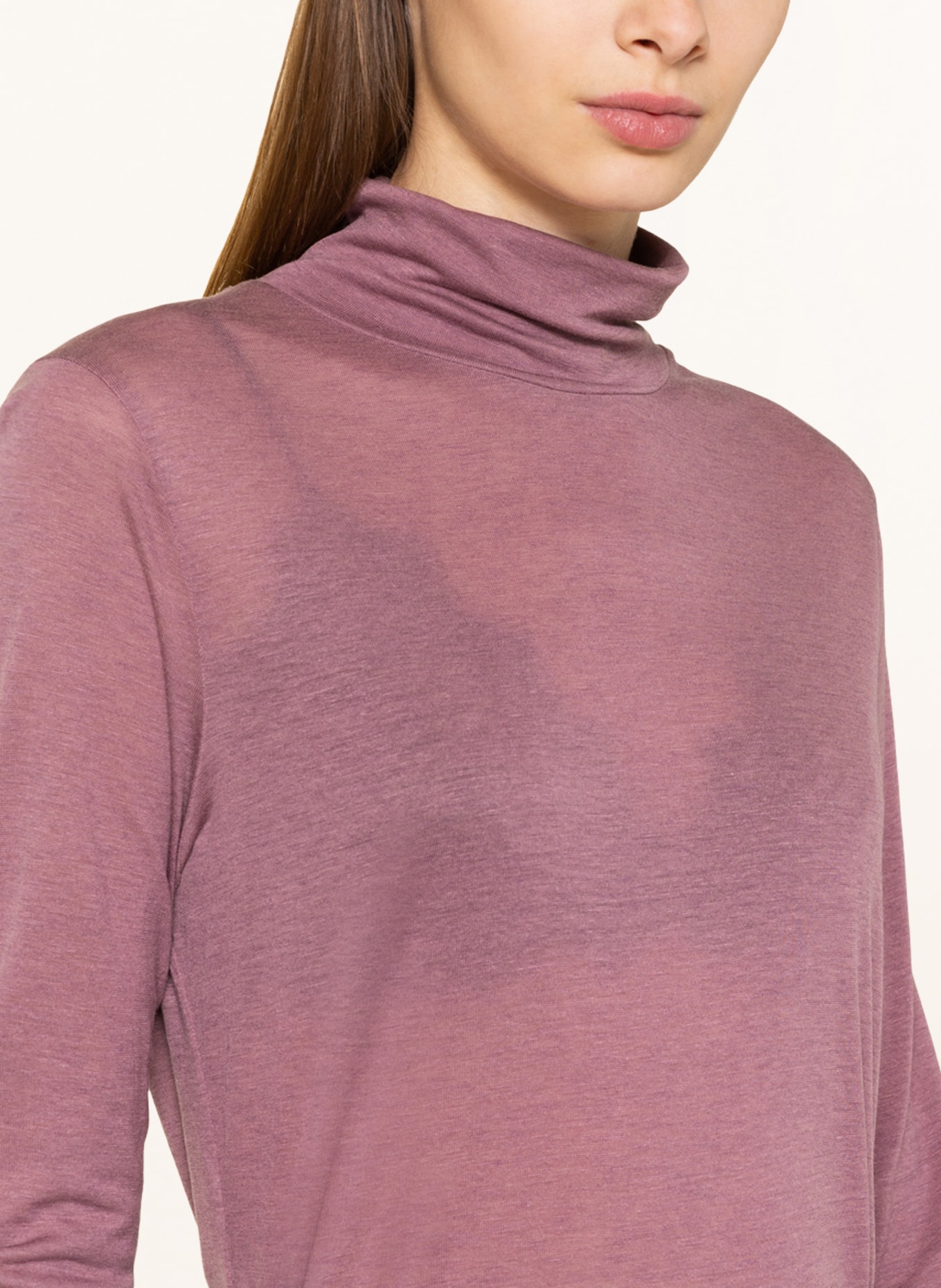 summum woman Turtleneck shirt, Color: DUSKY PINK (Image 4)