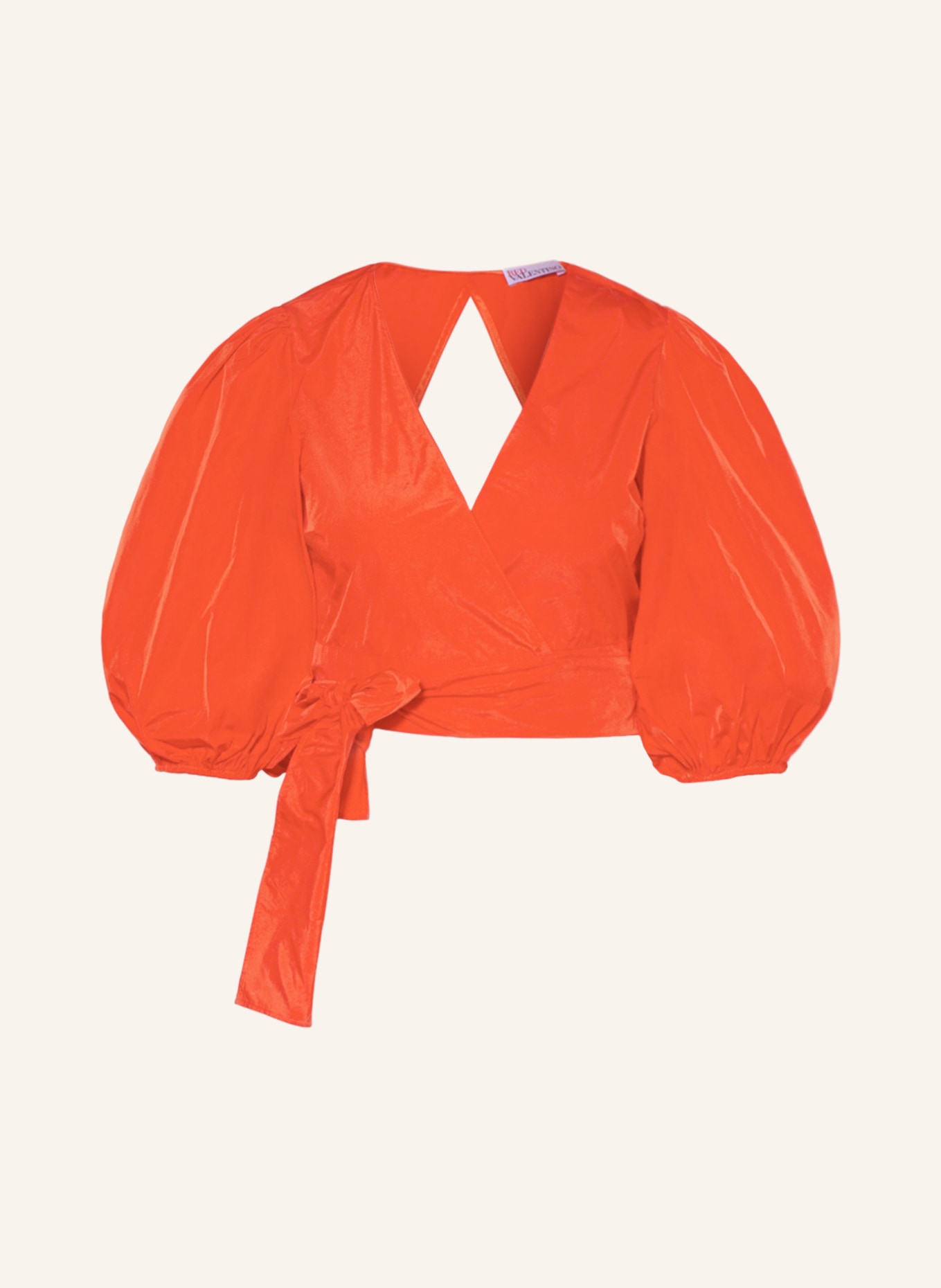 RED VALENTINO Wrap blouse, Color: ORANGE (Image 1)