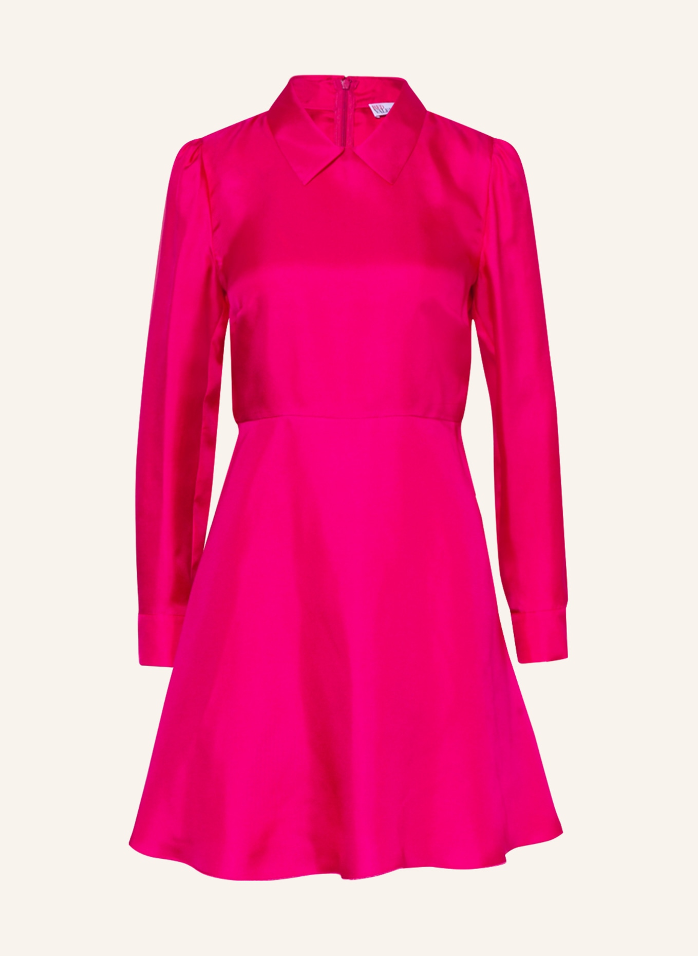 RED VALENTINO Sukienka z jedwabiu, Kolor: MOCNORÓŻOWY (Obrazek 1)