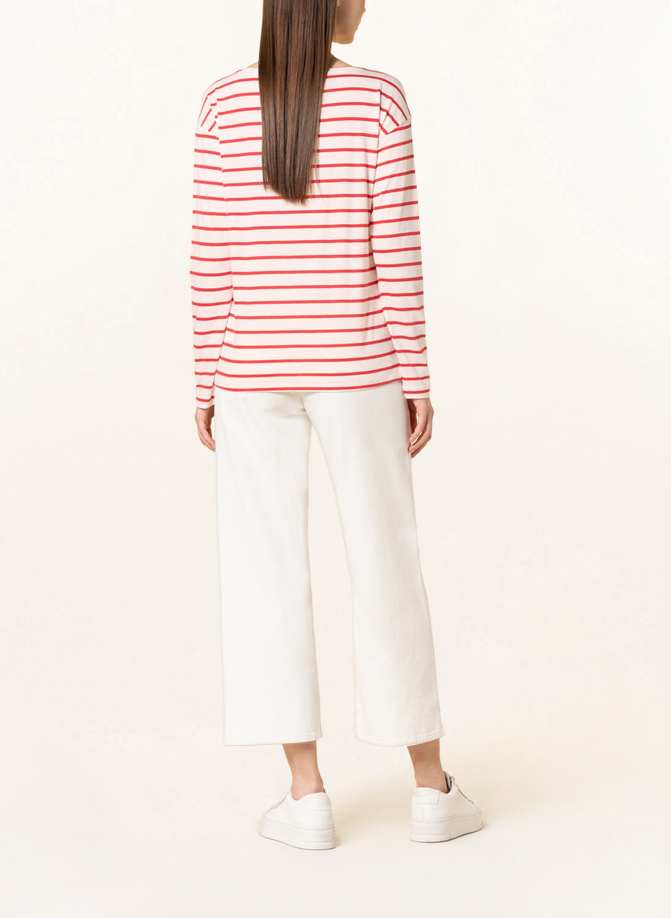 Smith & Soul Long sleeve shirt, Color: WHITE/ RED (Image 3)