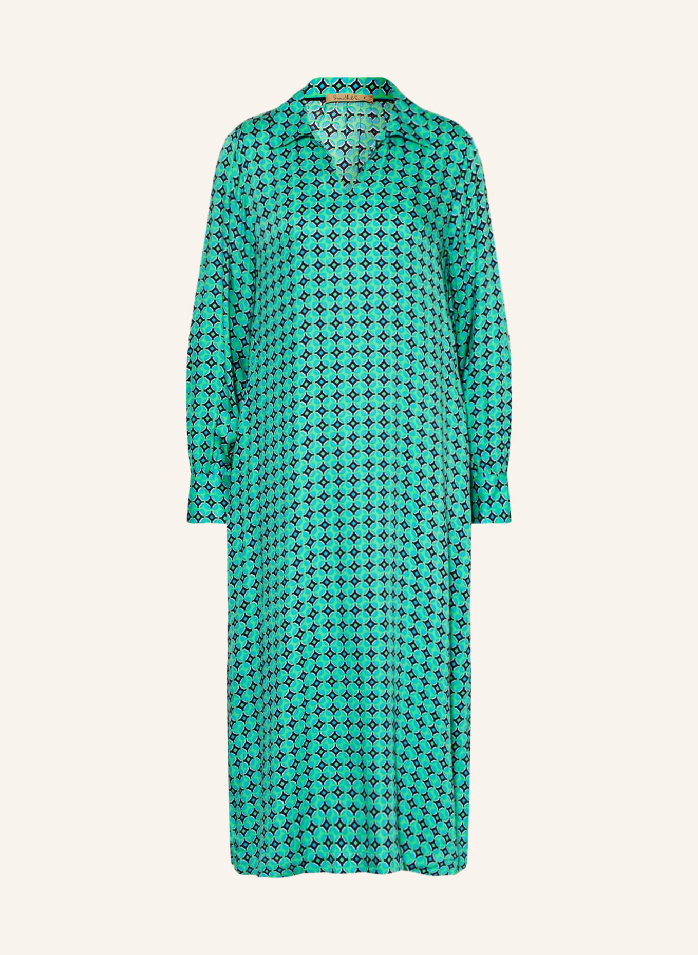 Smith & Soul Dress, Color: LIGHT GREEN/ TURQUOISE/ DARK BLUE (Image 1)