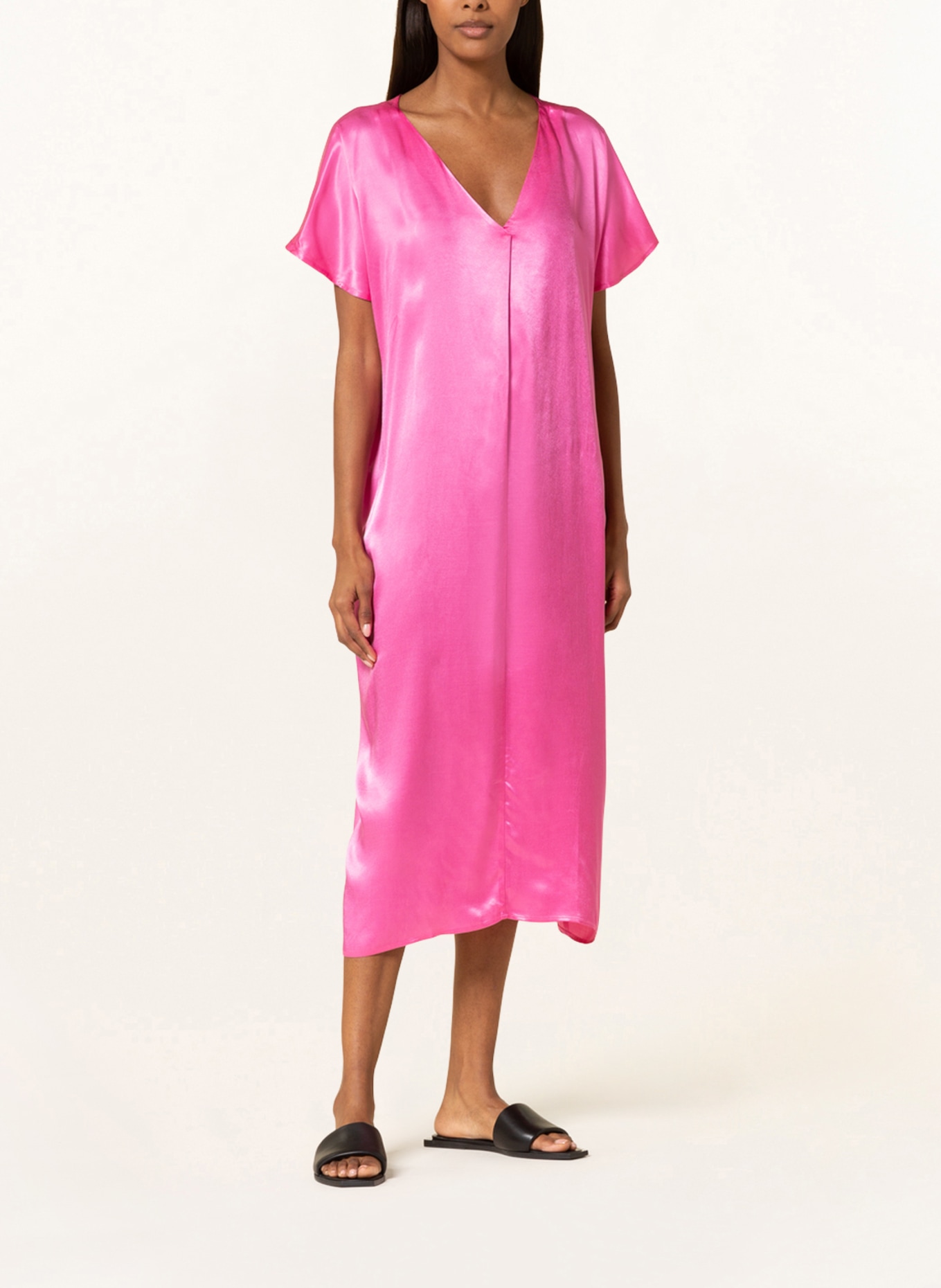 lilienfels Satin dress, Color: PINK (Image 2)