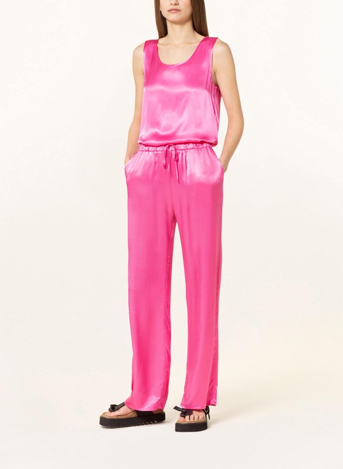 lilienfels Satin pants , Color: PINK (Image 2)