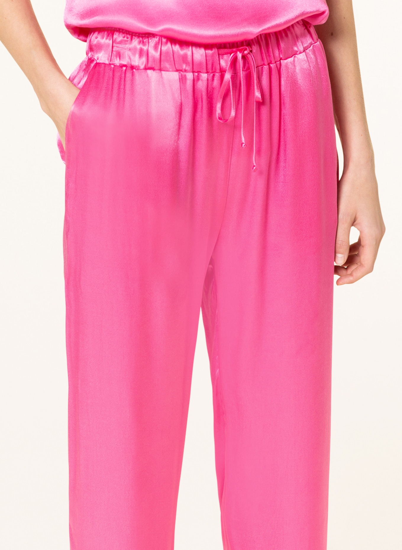 lilienfels Satin pants , Color: PINK (Image 5)