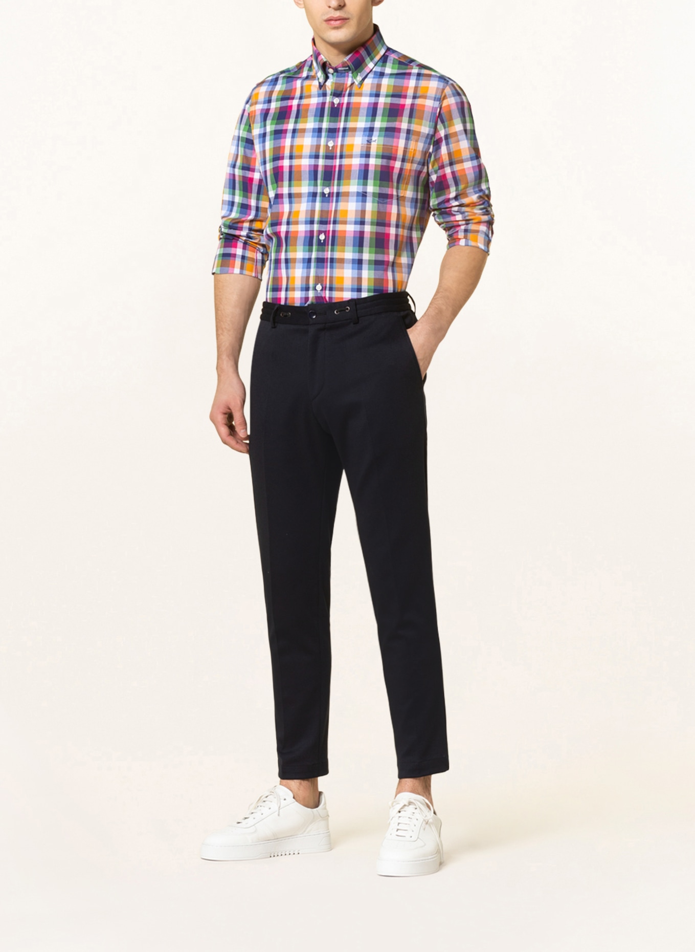 PAUL & SHARK Hemd Slim Fit, Farbe: ORANGE/ BLAU/ WEISS (Bild 2)