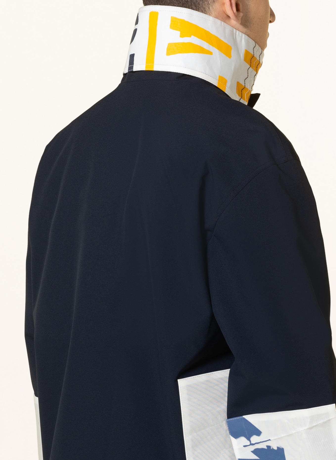 PAUL & SHARK Jacke mit abnehmbarer Kapuze, Farbe: DUNKELBLAU/ WEISS/ DUNKELGELB (Bild 6)