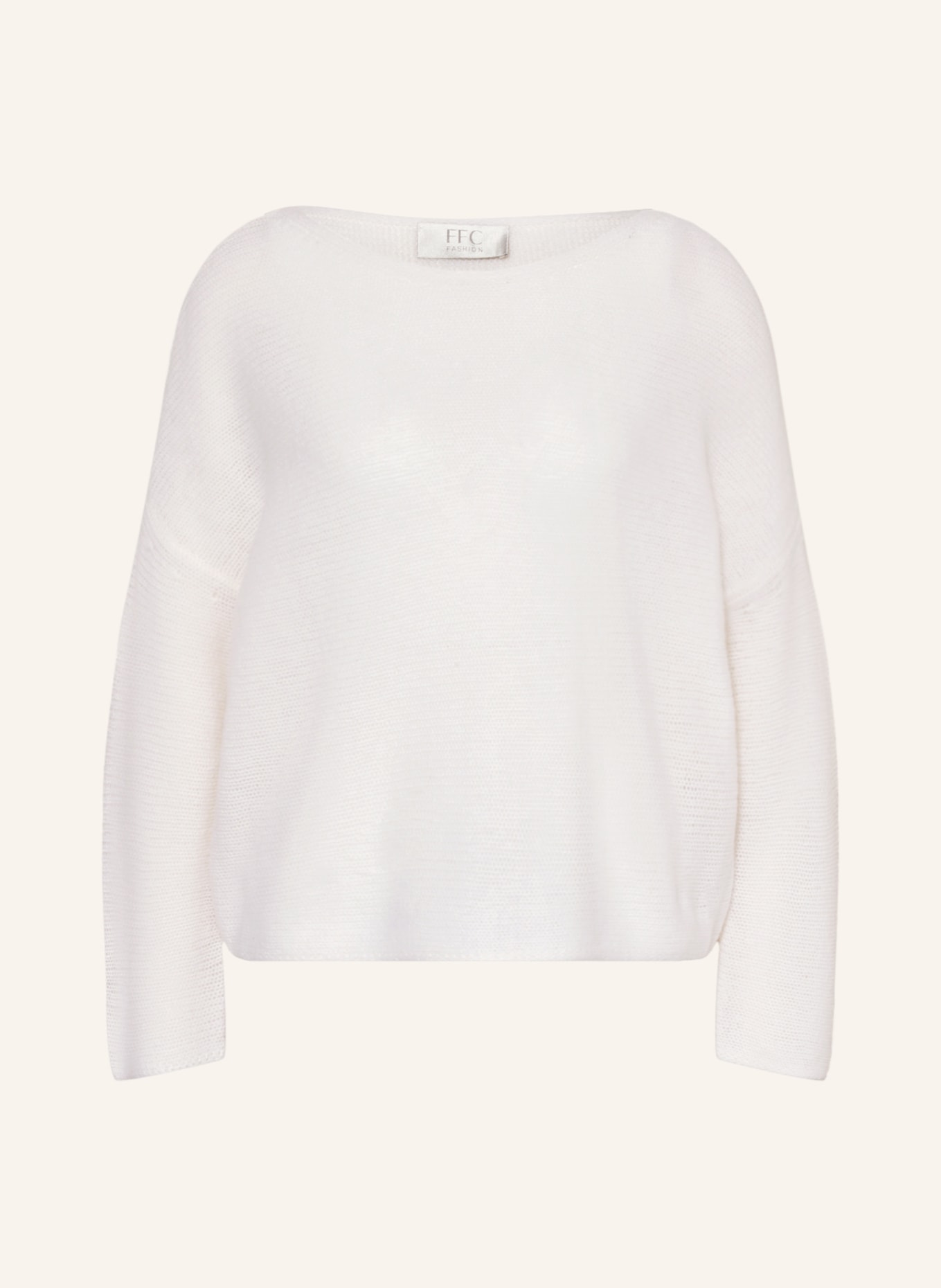 FFC Oversized sweater with cashmere, Color: ECRU (Image 1)