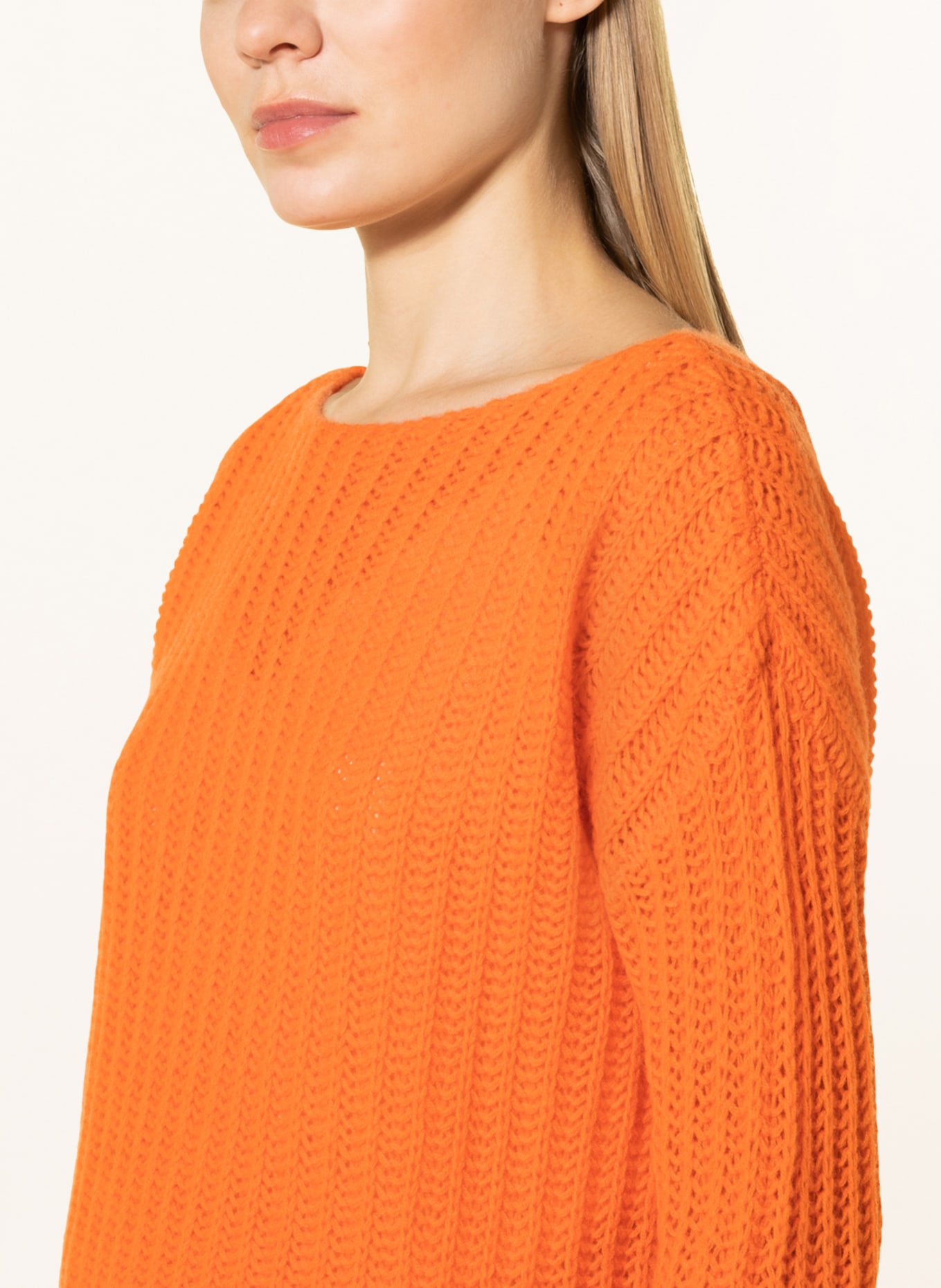 FFC Sweter z dodatkiem kaszmiru, Kolor: POMARAŃCZOWY (Obrazek 4)