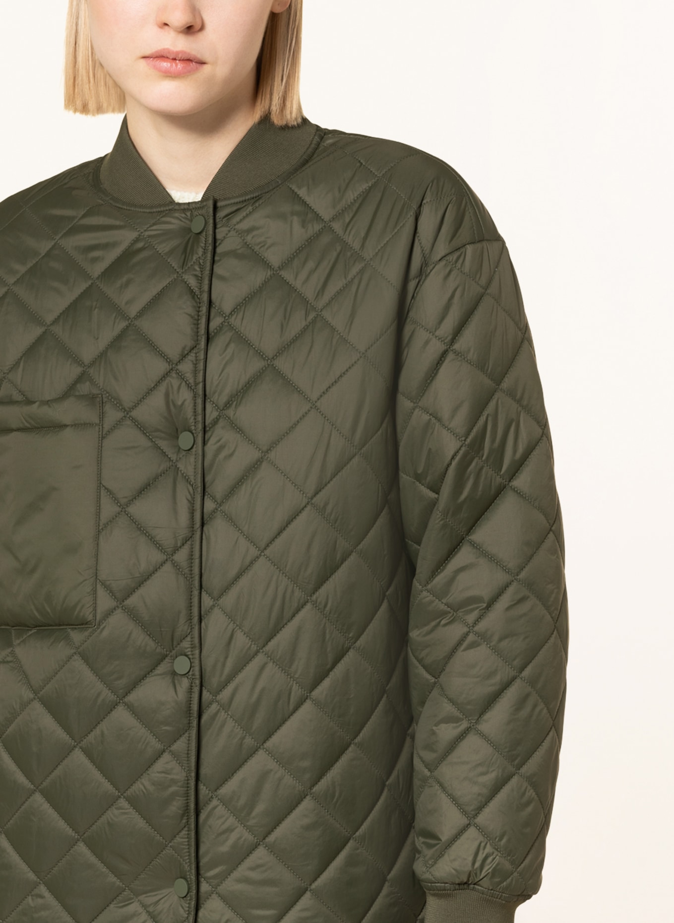 Marc O'Polo Quilted coat, Color: OLIVE (Image 4)