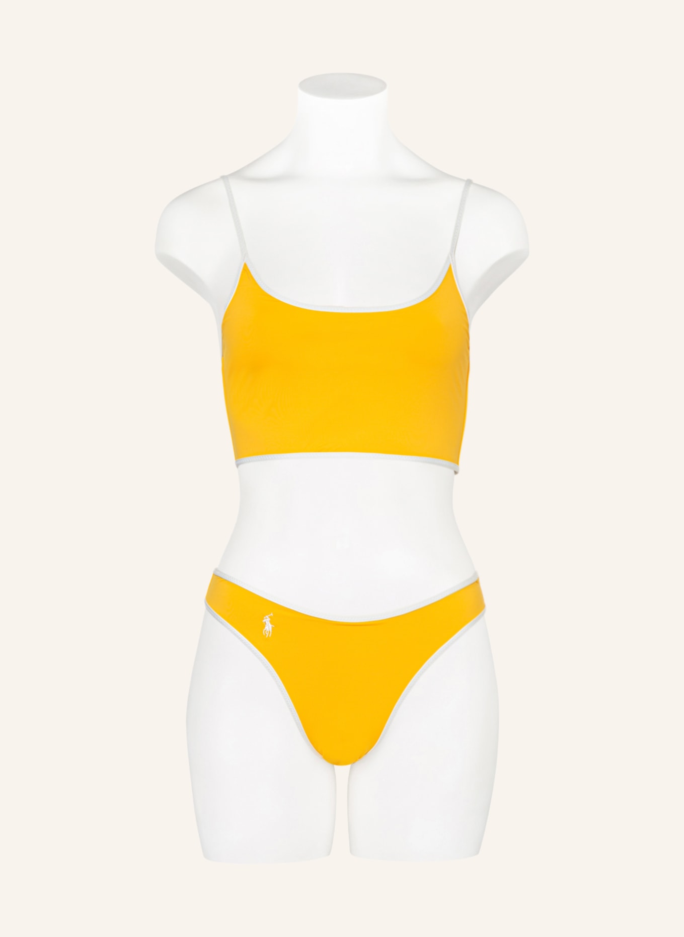 POLO RALPH LAUREN Bralette bikini top , Color: LIGHT ORANGE (Image 2)