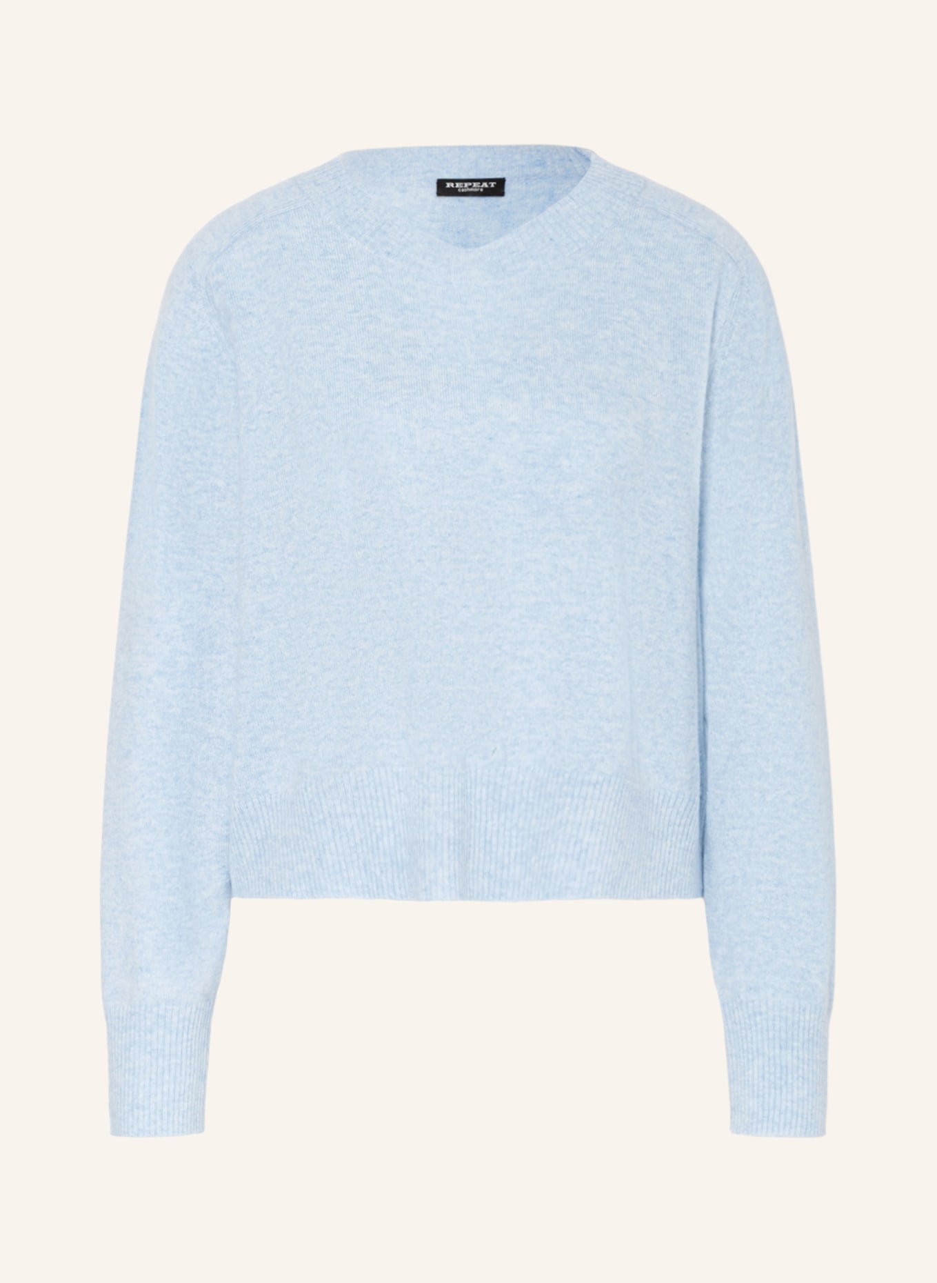 REPEAT Cashmere-Pullover, Farbe: HELLBLAU (Bild 1)