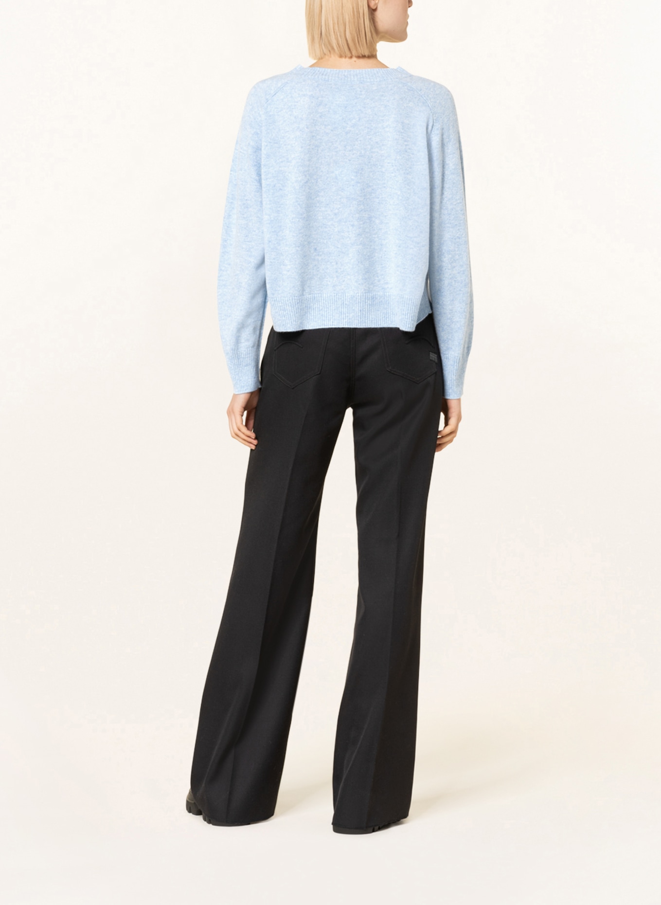 REPEAT Cashmere-Pullover, Farbe: HELLBLAU (Bild 3)