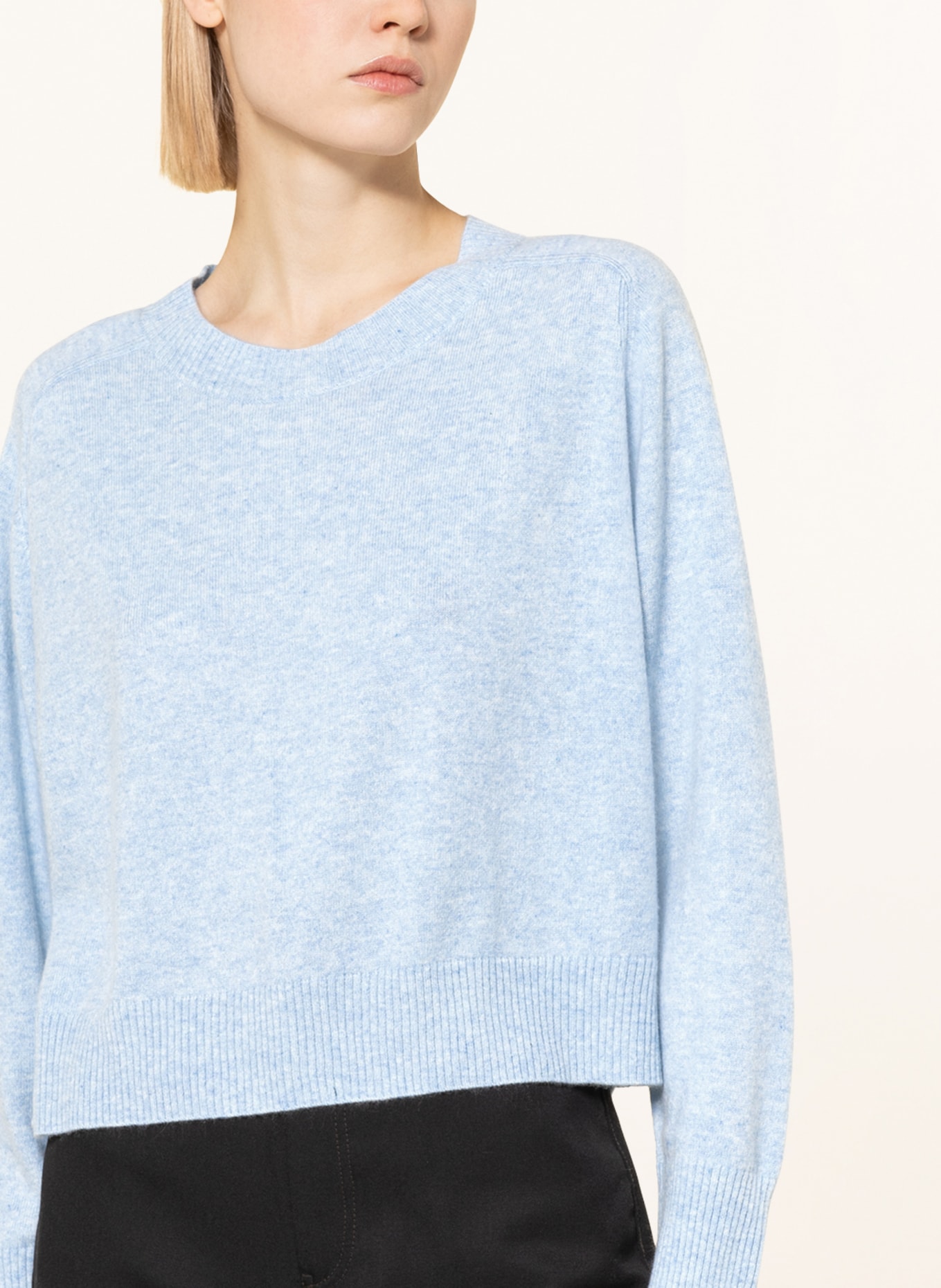 REPEAT Cashmere-Pullover, Farbe: HELLBLAU (Bild 4)