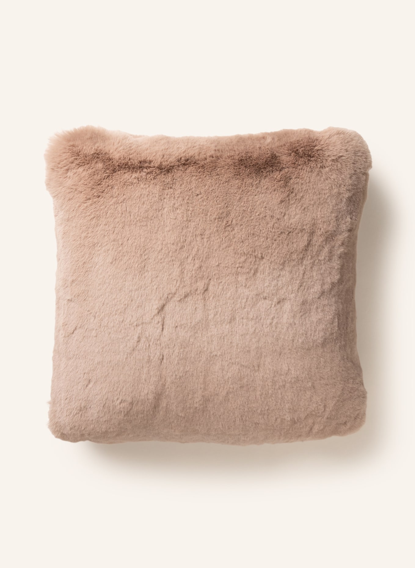 Star Home Faux fur decorative cushion, Color: TAUPE (Image 1)