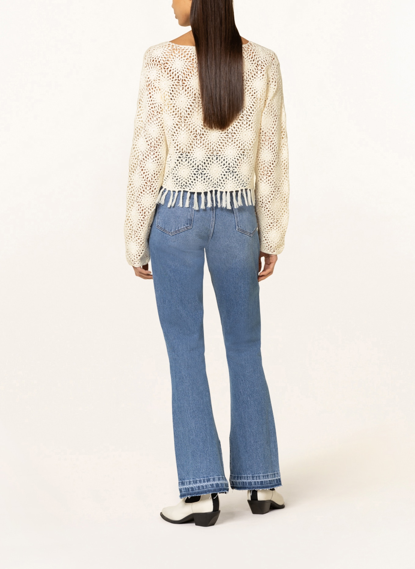 Grace Krótki sweter, Kolor: ECRU (Obrazek 3)