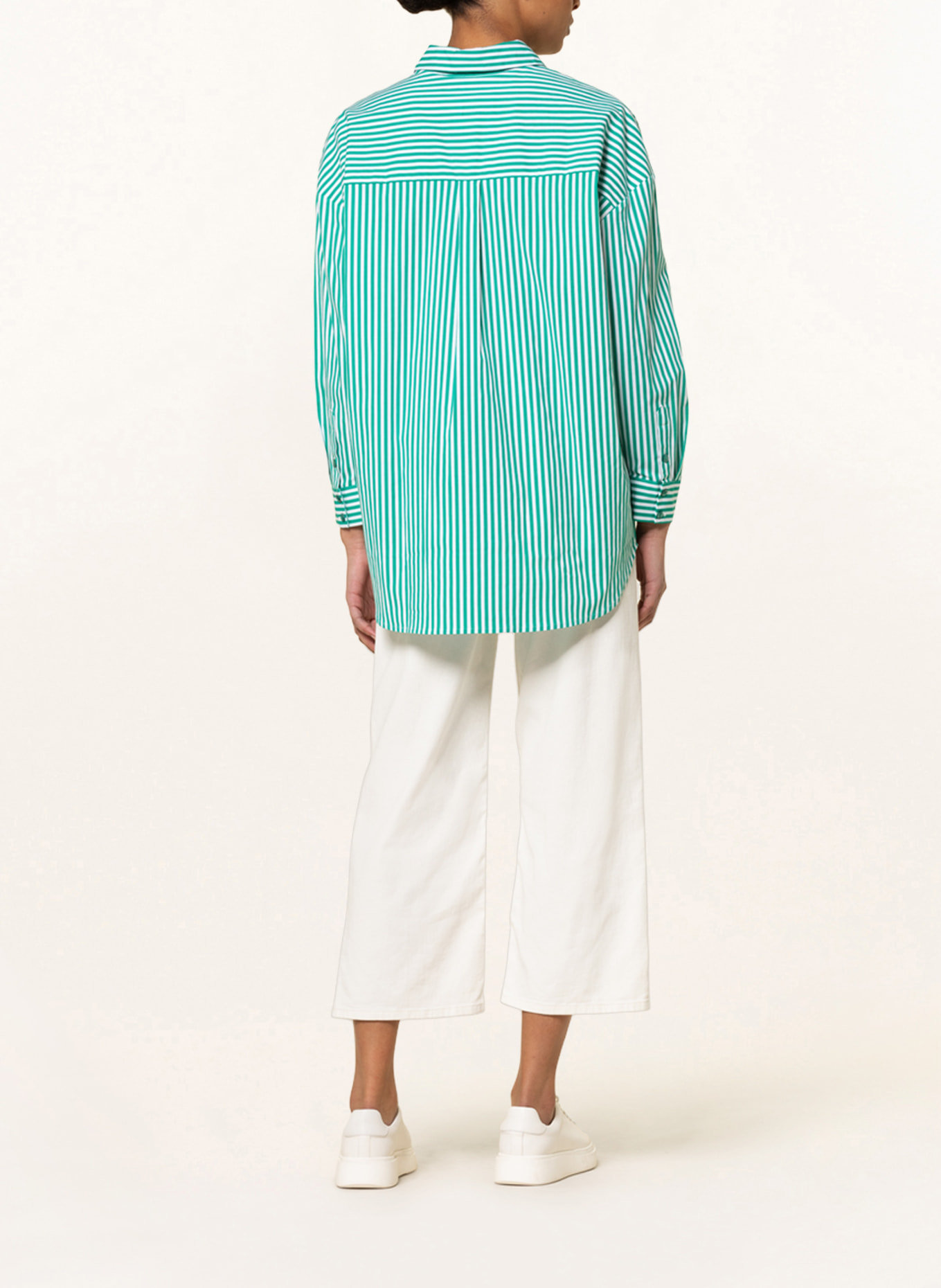 darling harbour Shirt blouse, Color: GREEN/ WHITE (Image 3)