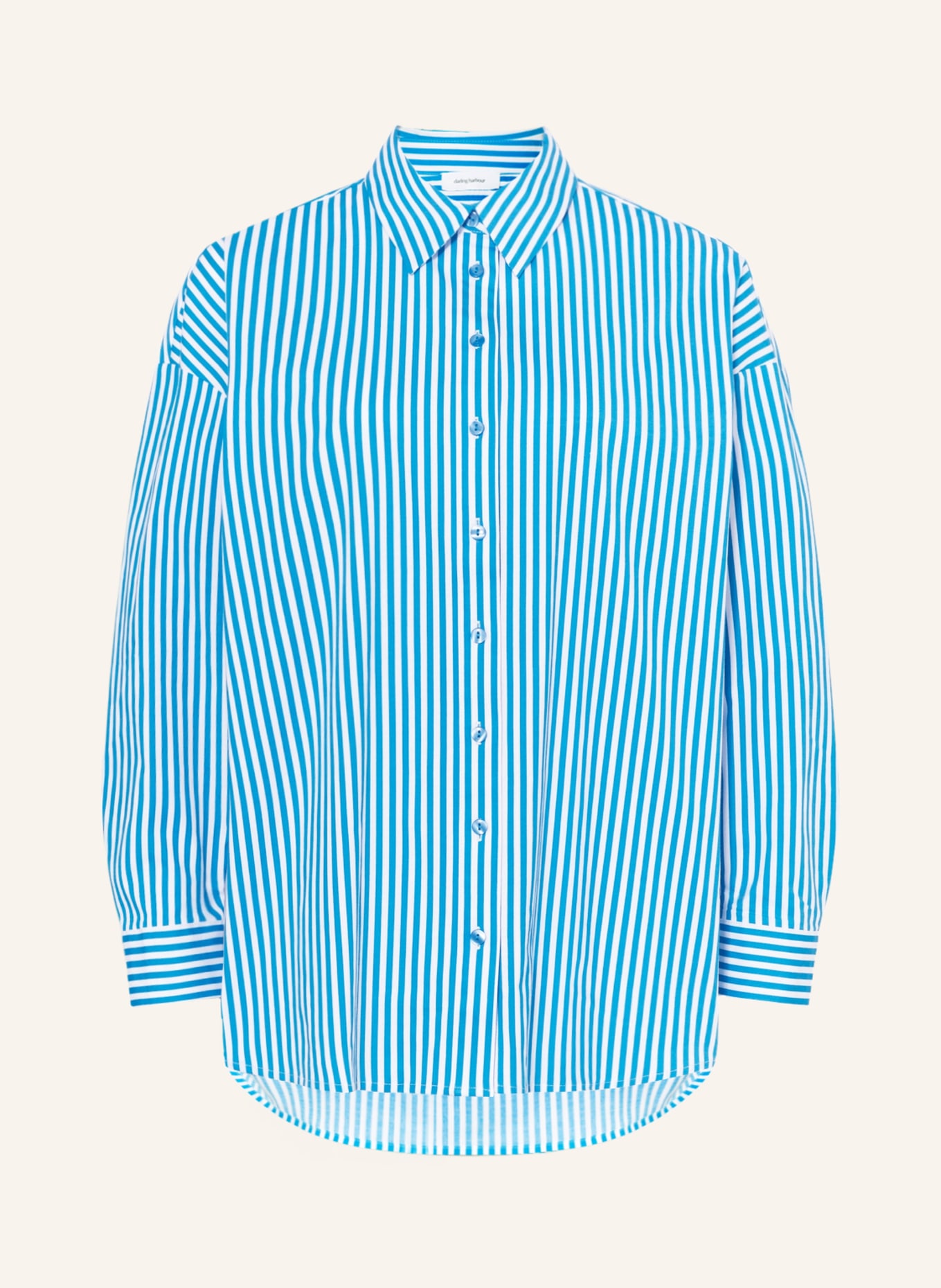 darling harbour Shirt blouse, Color: LIGHT BLUE/ WHITE (Image 1)