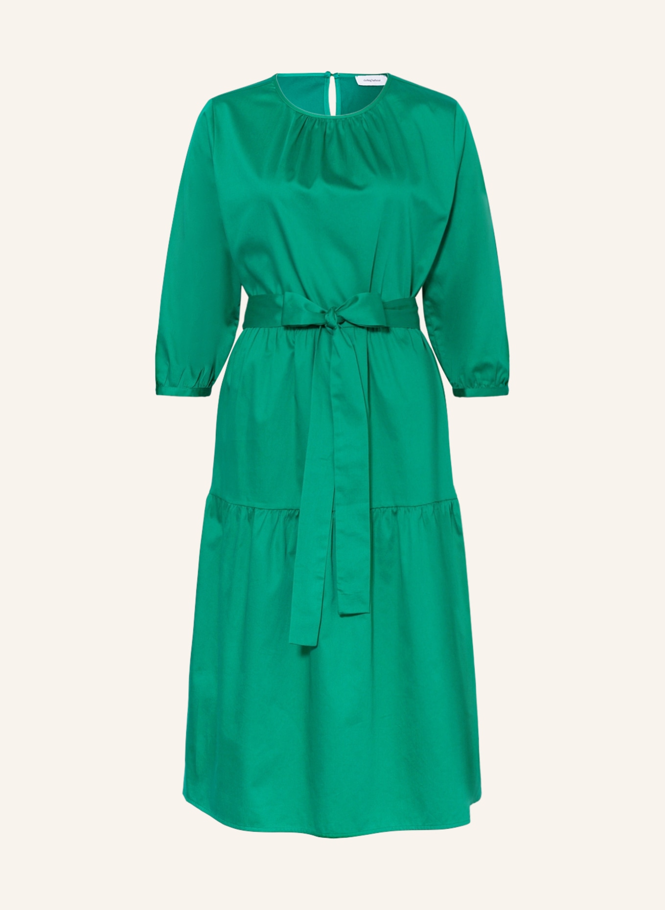 darling harbour Dress with 3/4 sleeves , Color: GREEN (Image 1)