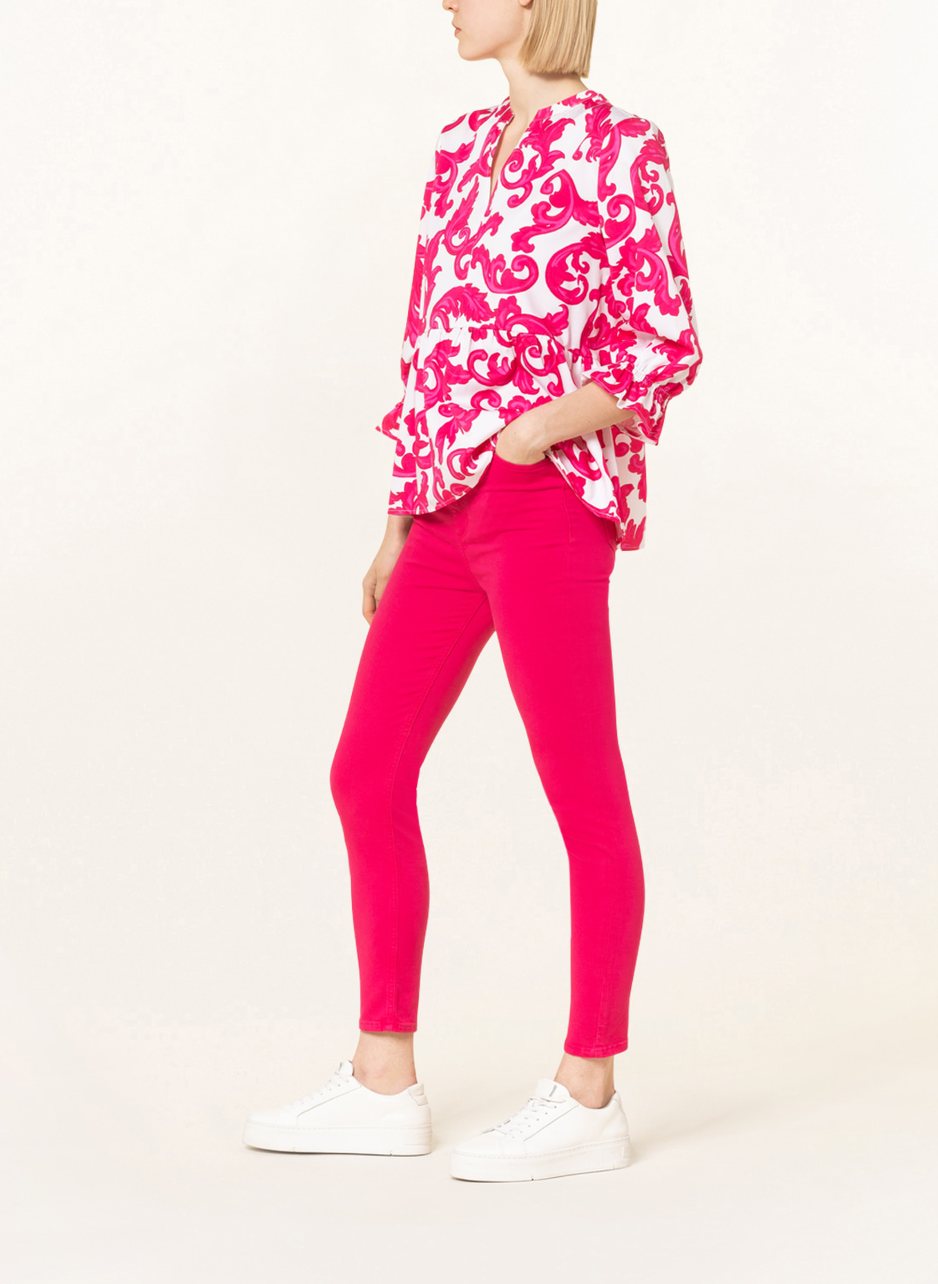 darling harbour Skinny jeans, Color: MIAMI PINK (Image 4)