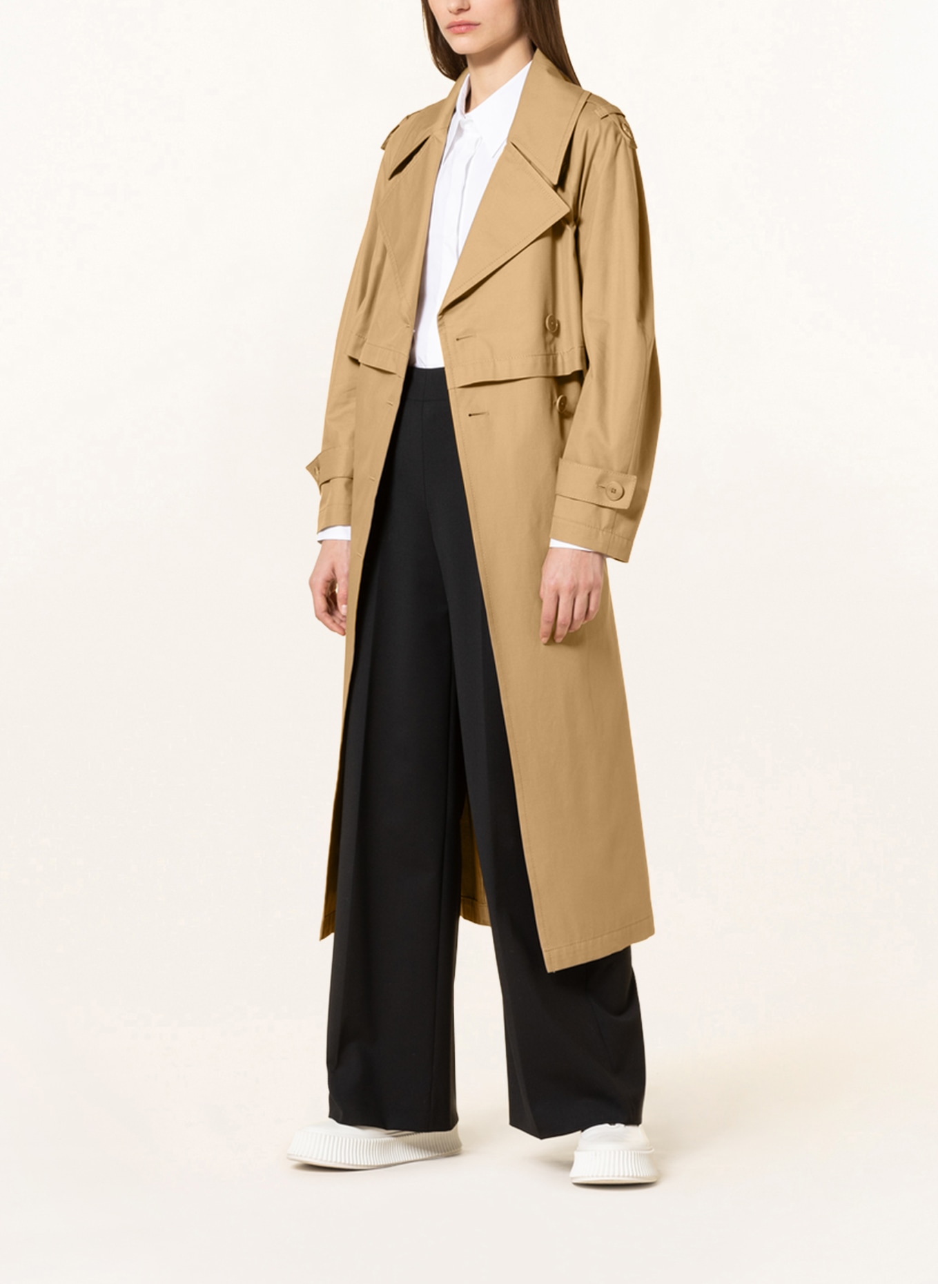 DRYKORN Trench coat WELLFALL, Color: CAMEL (Image 2)