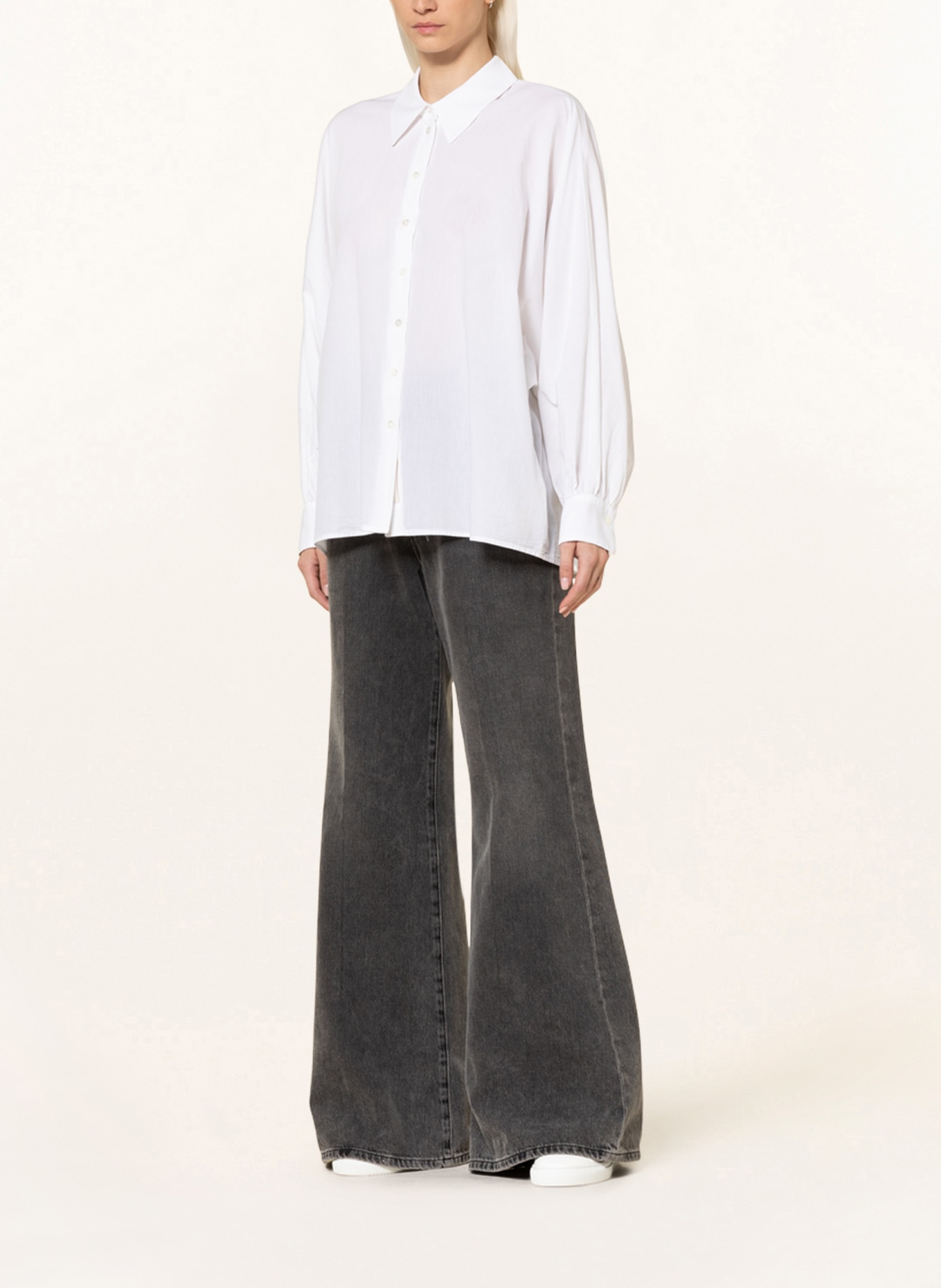 DRYKORN Oversized shirt blouse MOYALA, Color: WHITE (Image 2)