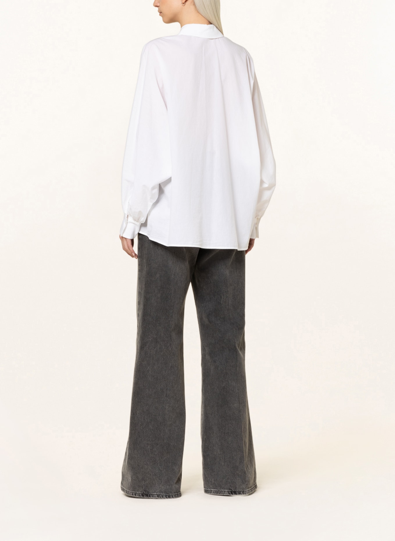 DRYKORN Oversized shirt blouse MOYALA, Color: WHITE (Image 3)