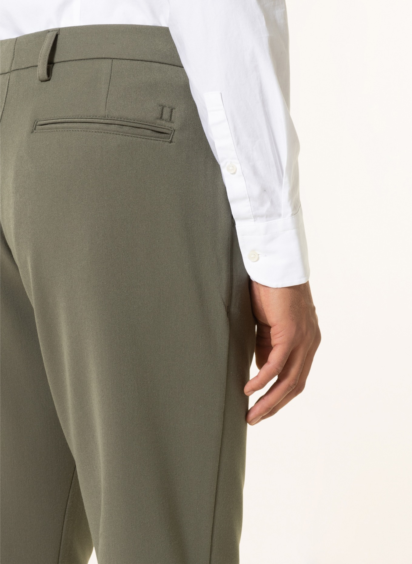 LES DEUX Pants COMO regular fit, Color: OLIVE (Image 5)