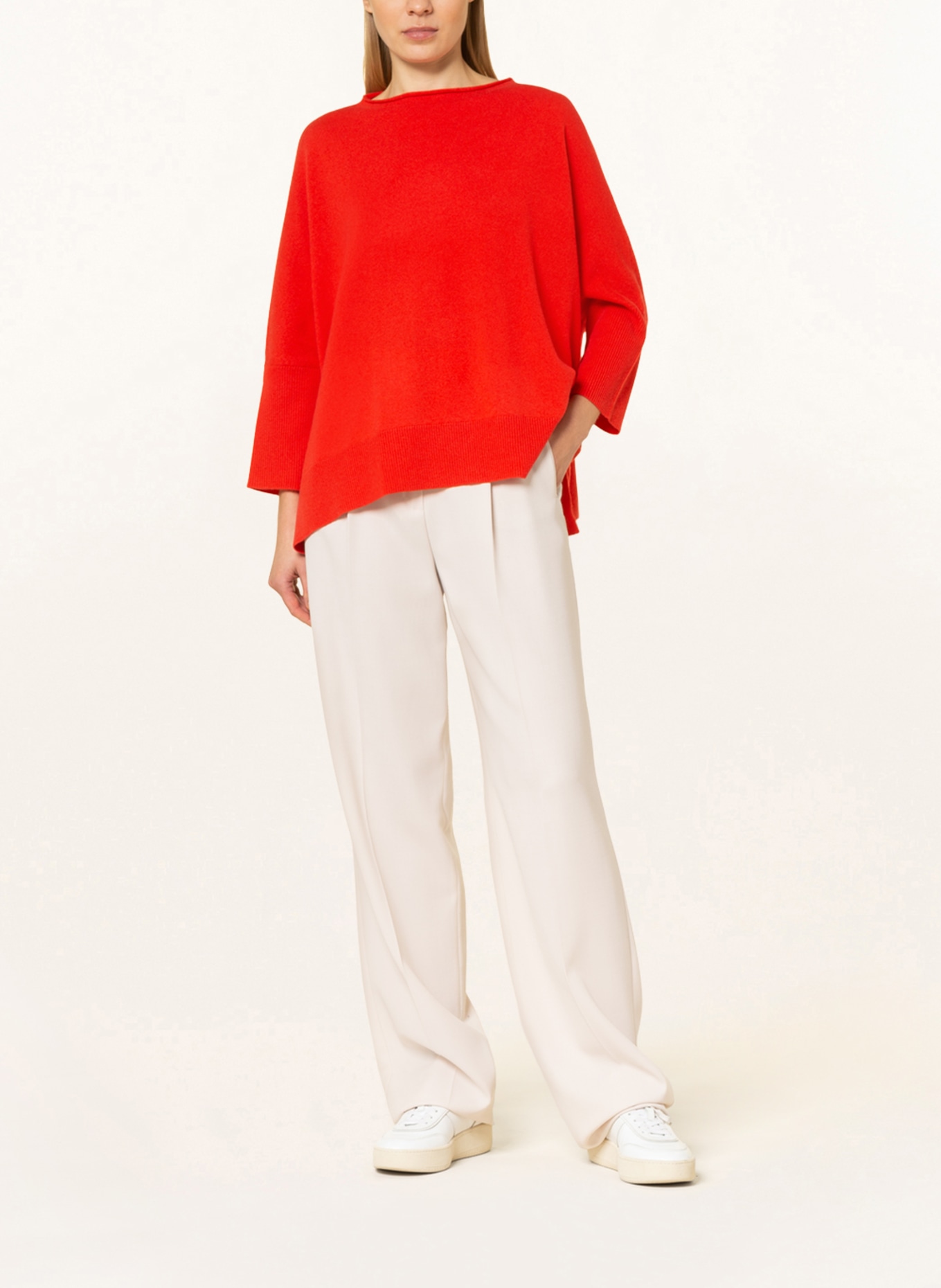 (THE MERCER) N.Y. Oversized sweater made of cashmere , Color: RED (Image 2)