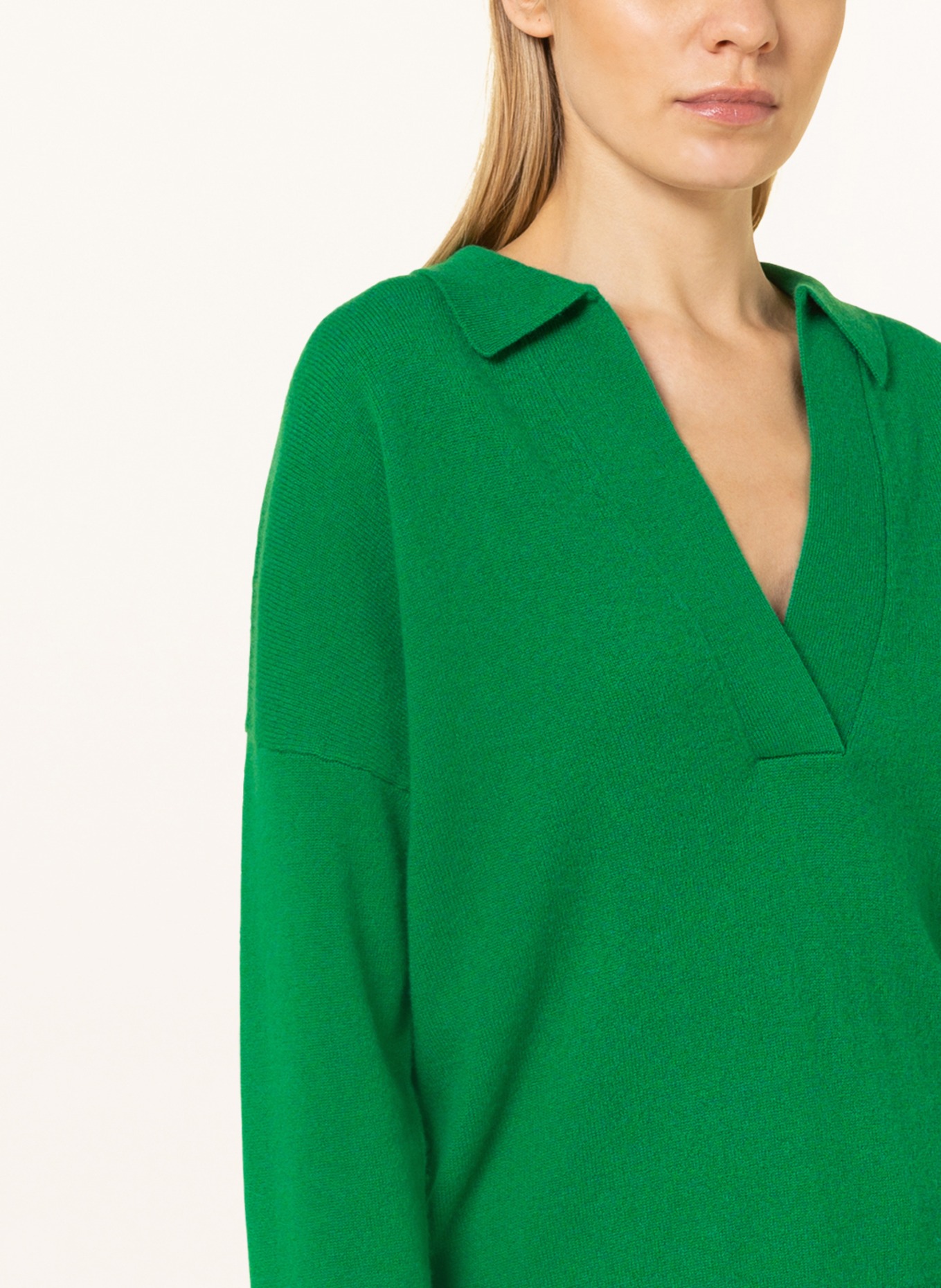 (THE MERCER) N.Y. Cashmere sweater, Color: GREEN (Image 4)