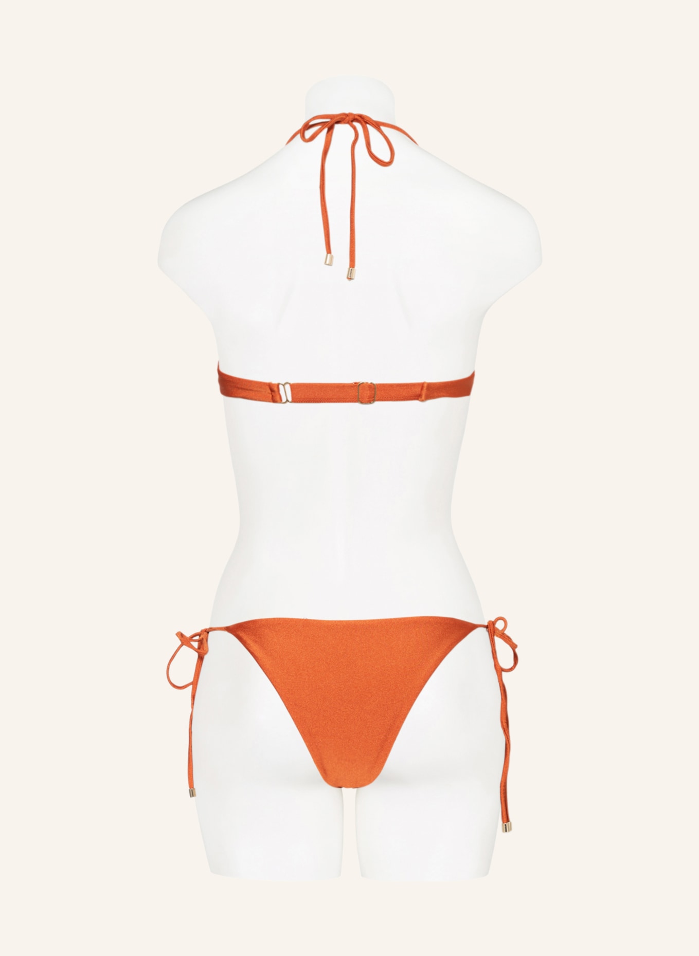 JANTHEE Berlin Triangle bikini top MAHRA, Color: ORANGE (Image 3)