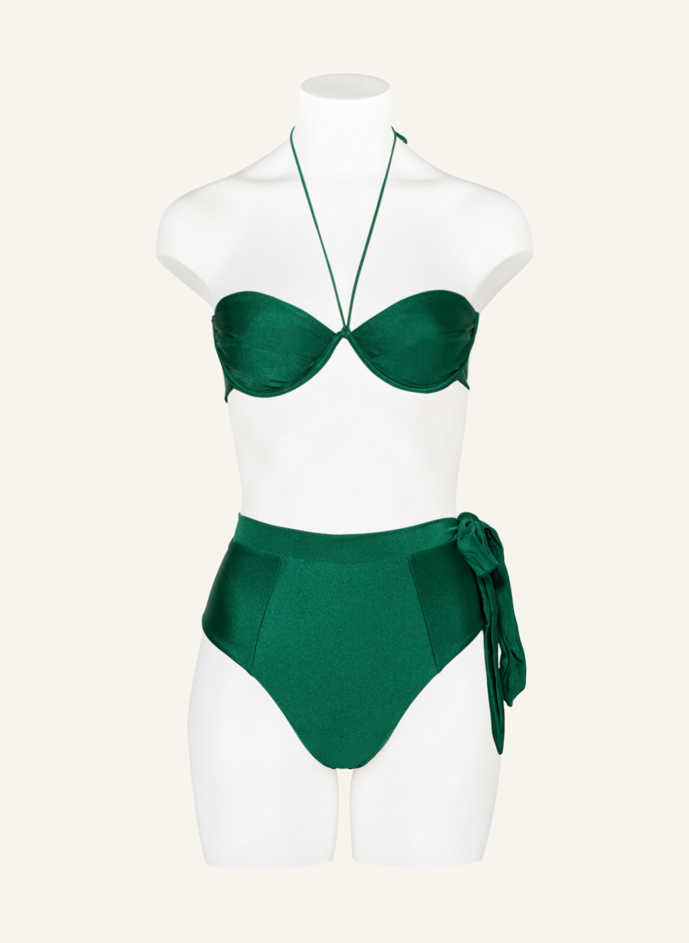 JANTHEE Berlin Underwired bikini top RAINA, Color: GREEN (Image 2)