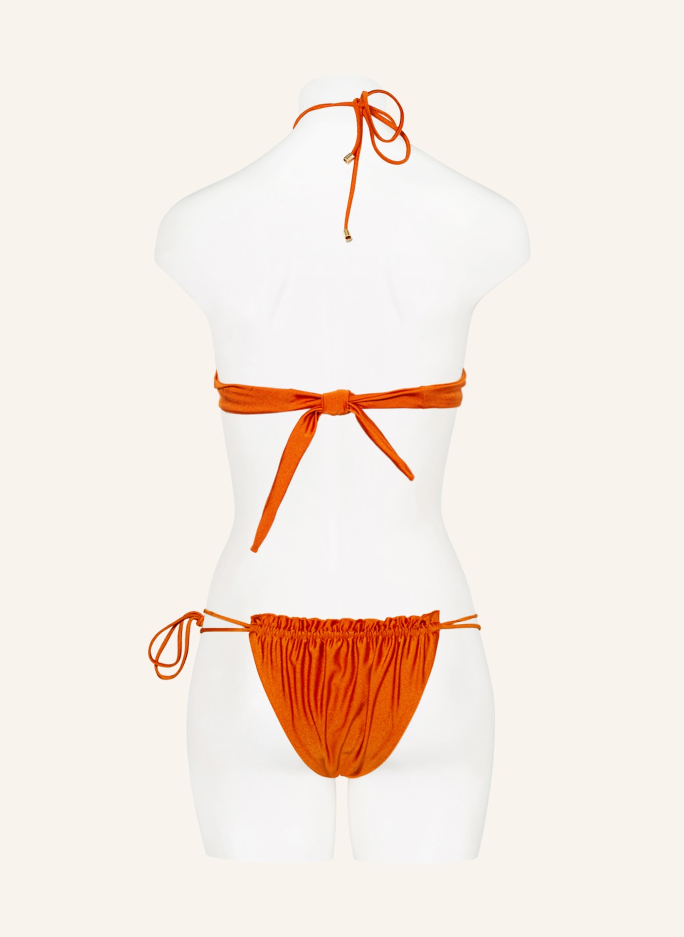 JANTHEE Berlin Halter neck bikini top OLYMPIA , Color: DARK ORANGE (Image 5)
