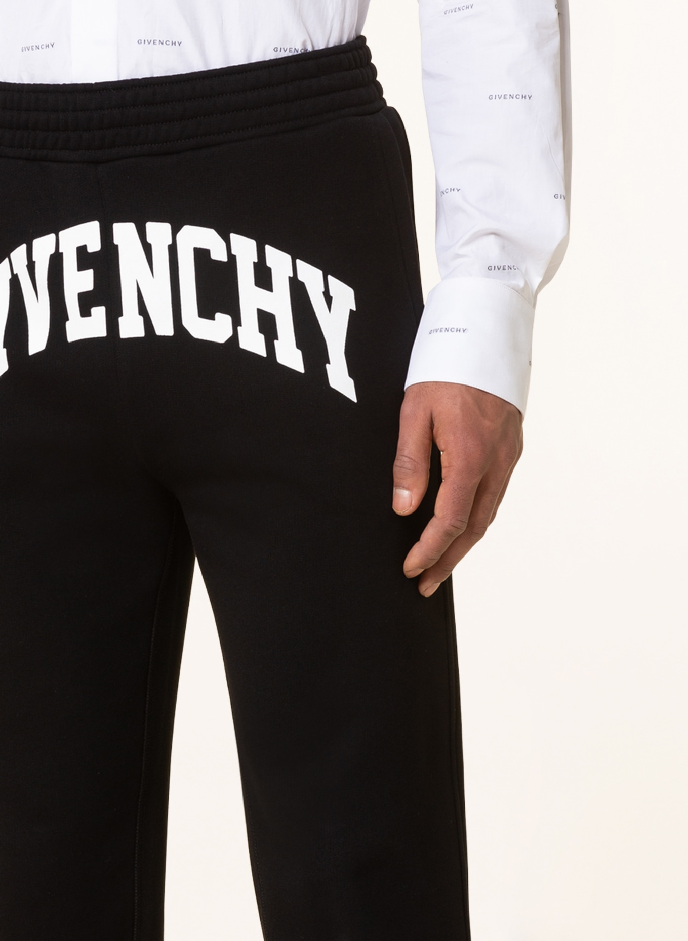 GIVENCHY Sweatpants, Color: BLACK/ WHITE (Image 5)