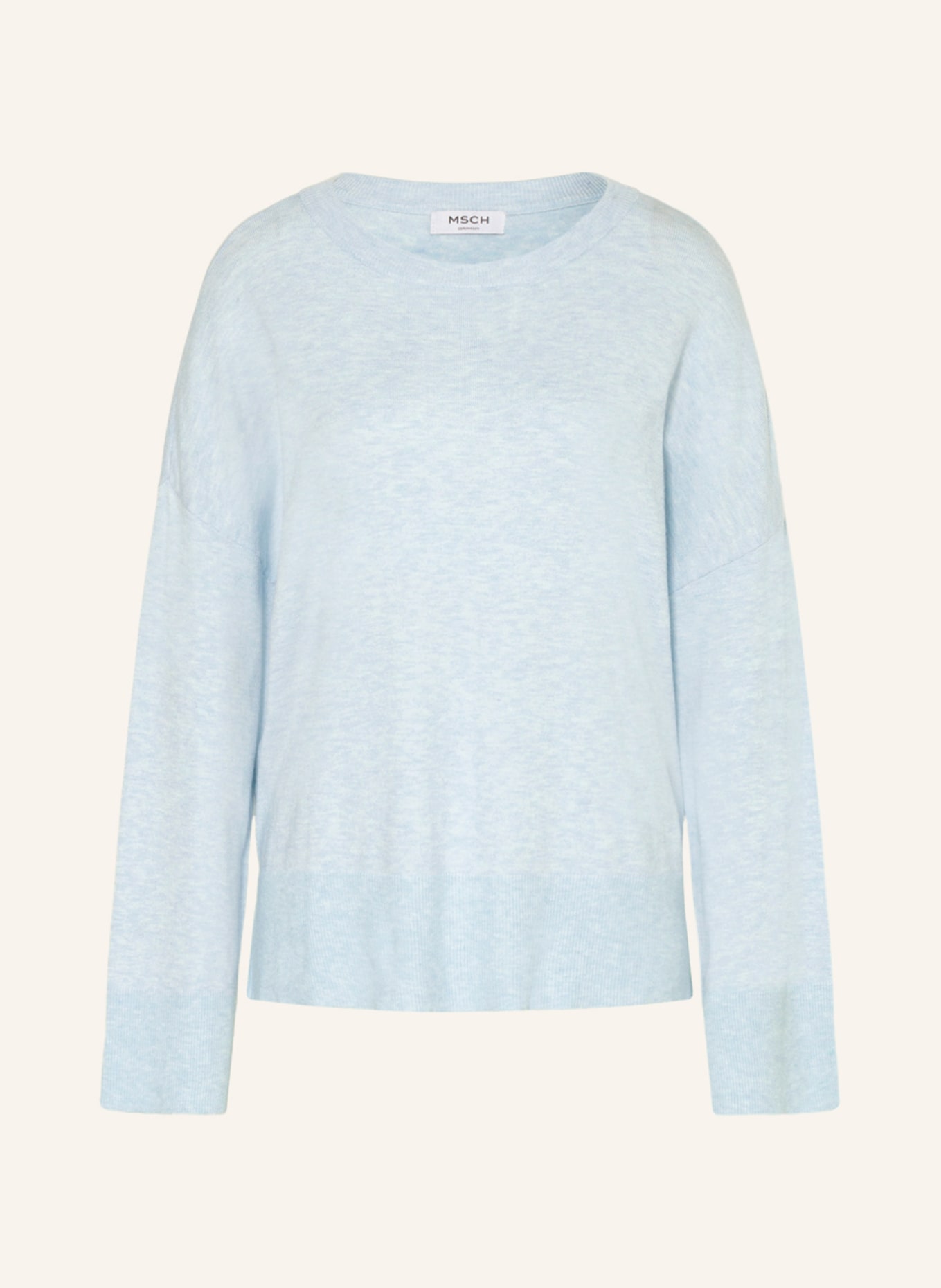 MSCH COPENHAGEN Sweater vest MSCHDALINDA RACHELLE, Color: LIGHT BLUE (Image 1)