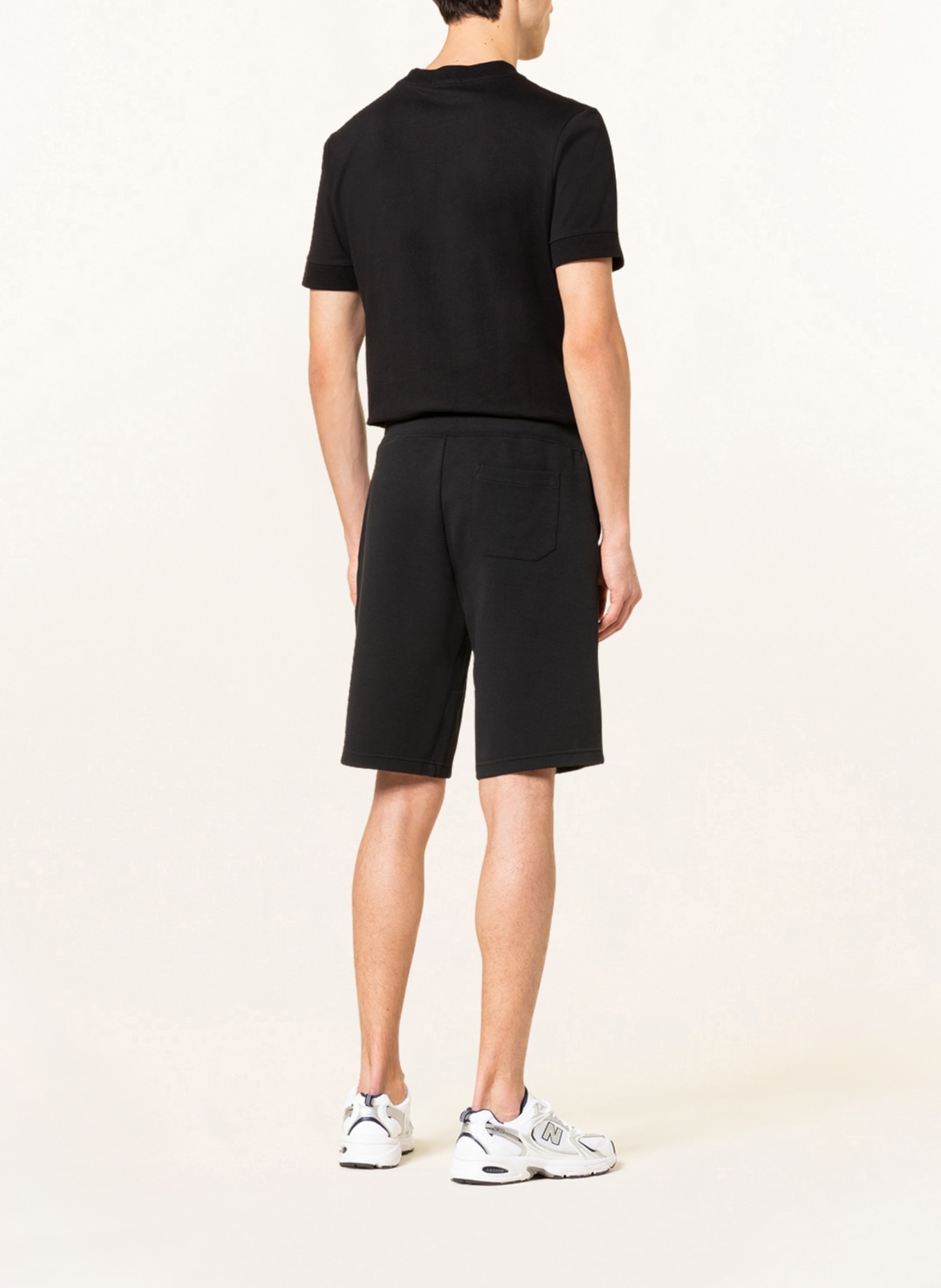 POLO RALPH LAUREN Sweat shorts, Color: BLACK (Image 3)