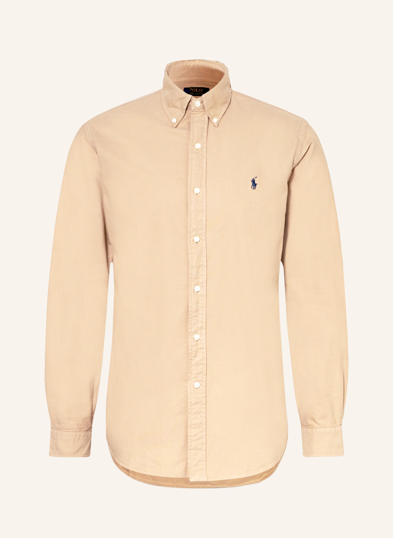 POLO RALPH LAUREN Oxfordhemd Custom Fit , Farbe: HELLBRAUN (Bild 1)