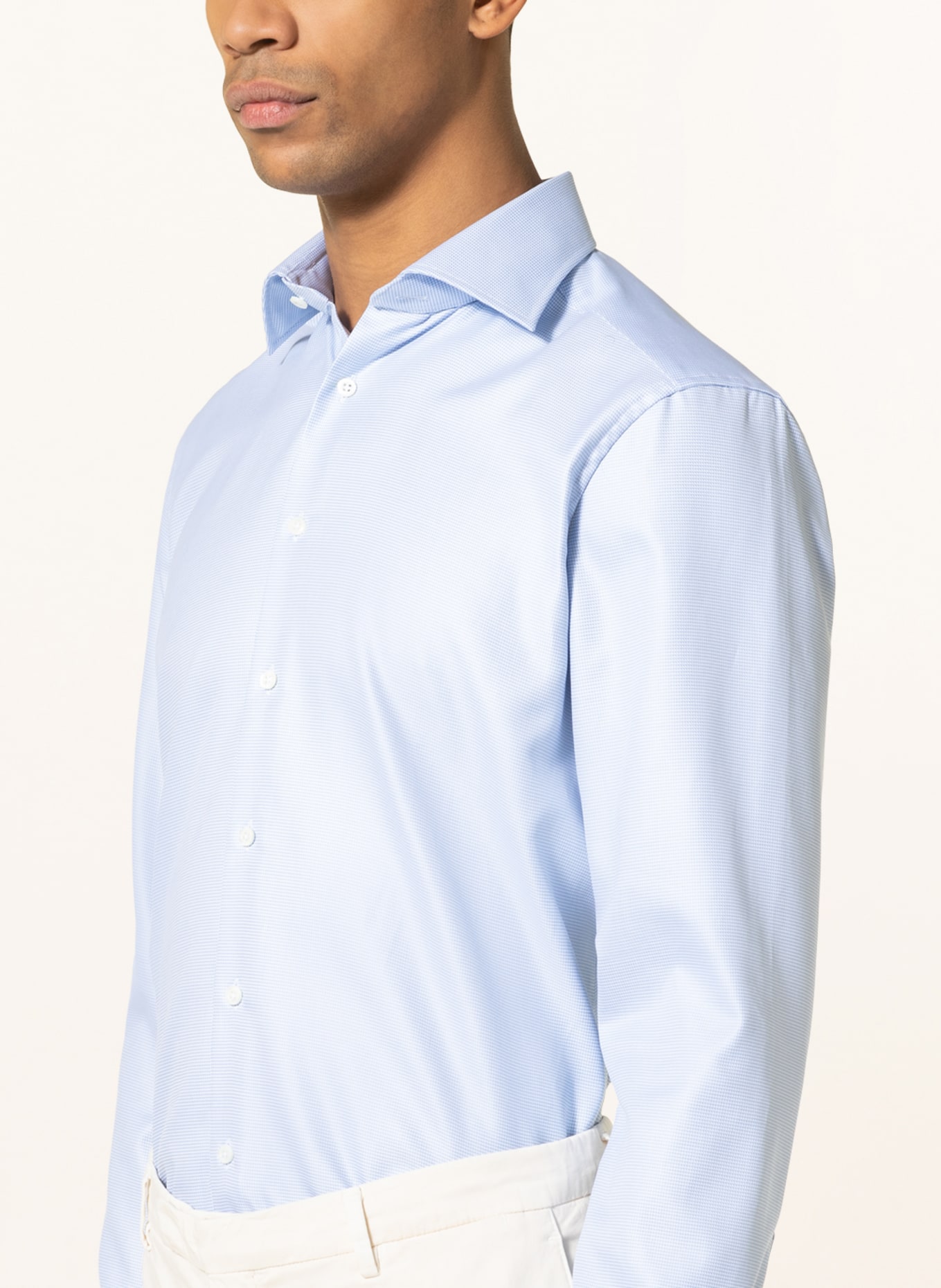 Stenströms Shirt slim fit , Color: LIGHT BLUE/ WHITE (Image 4)
