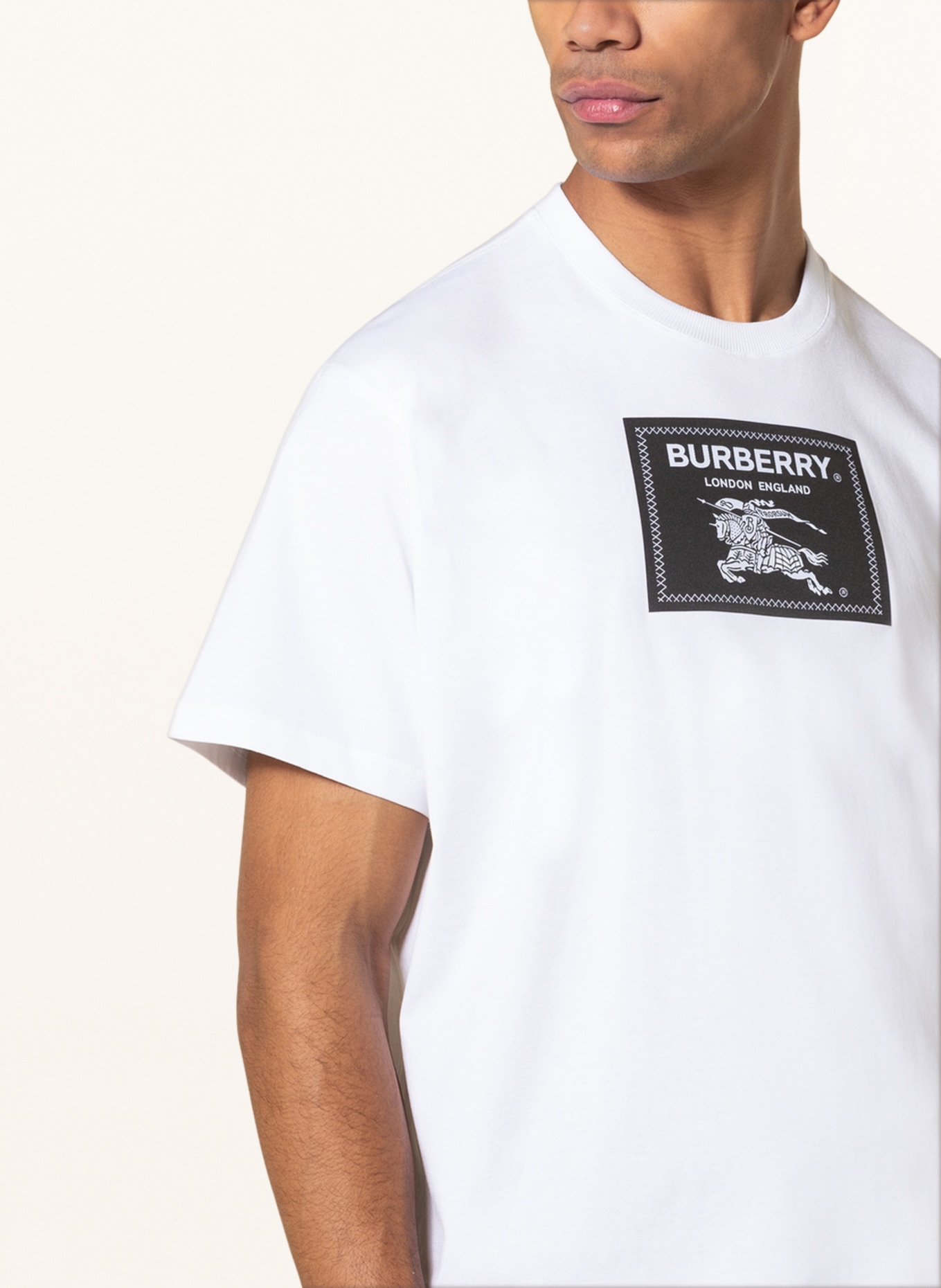 BURBERRY T-shirt, Color: WHITE (Image 4)
