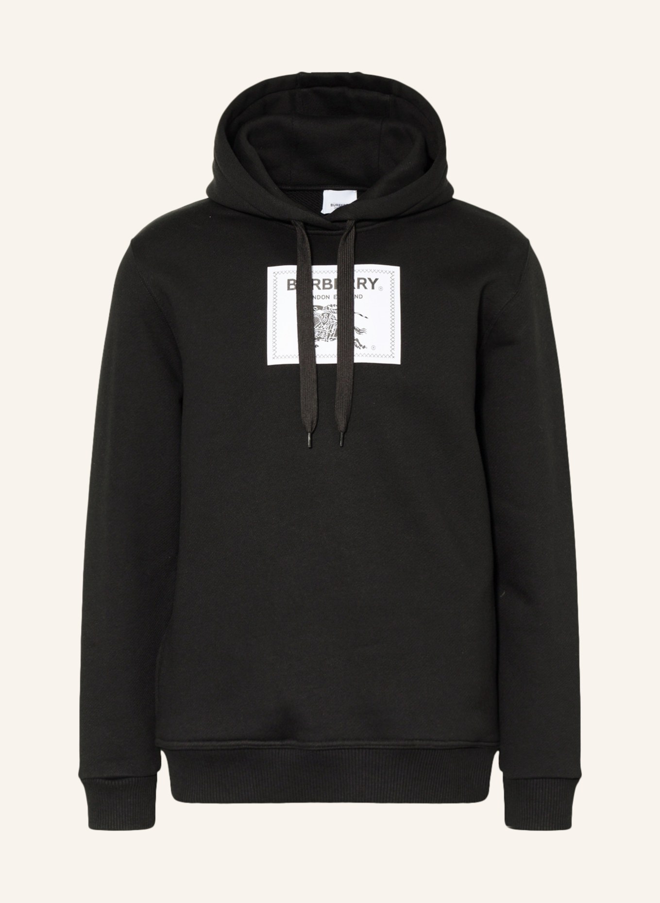BURBERRY Oversized hoodie LYTTELTON, Color: BLACK (Image 1)