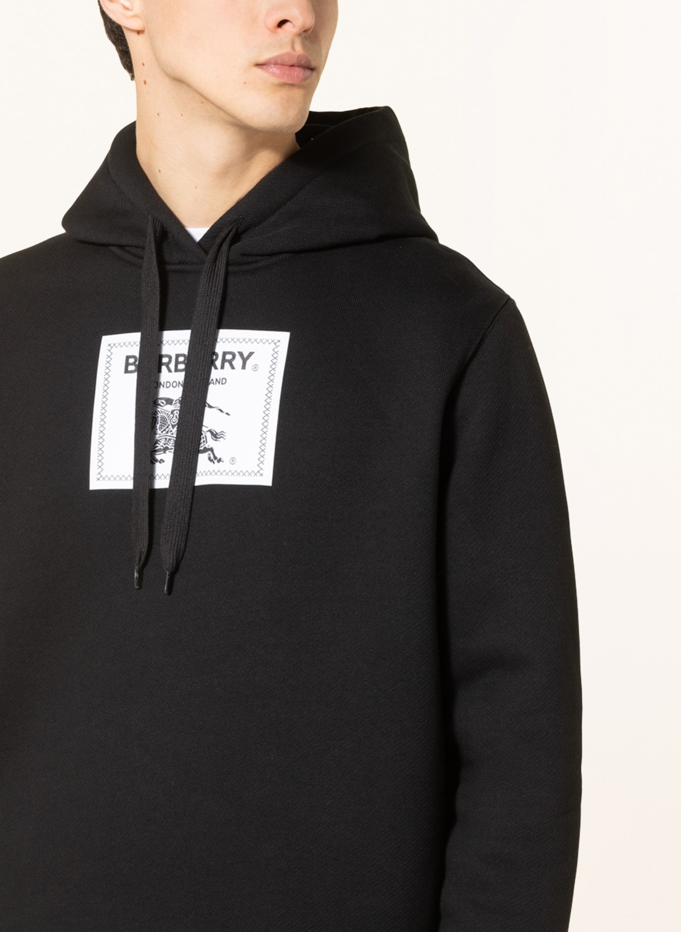 BURBERRY Oversized hoodie LYTTELTON, Color: BLACK (Image 5)
